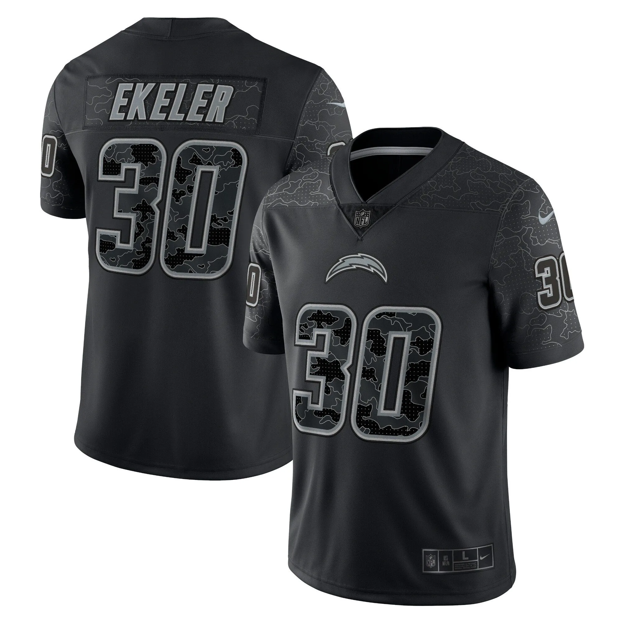 Austin Ekeler Los Angeles Chargers  RFLCTV Limited Jersey - Black