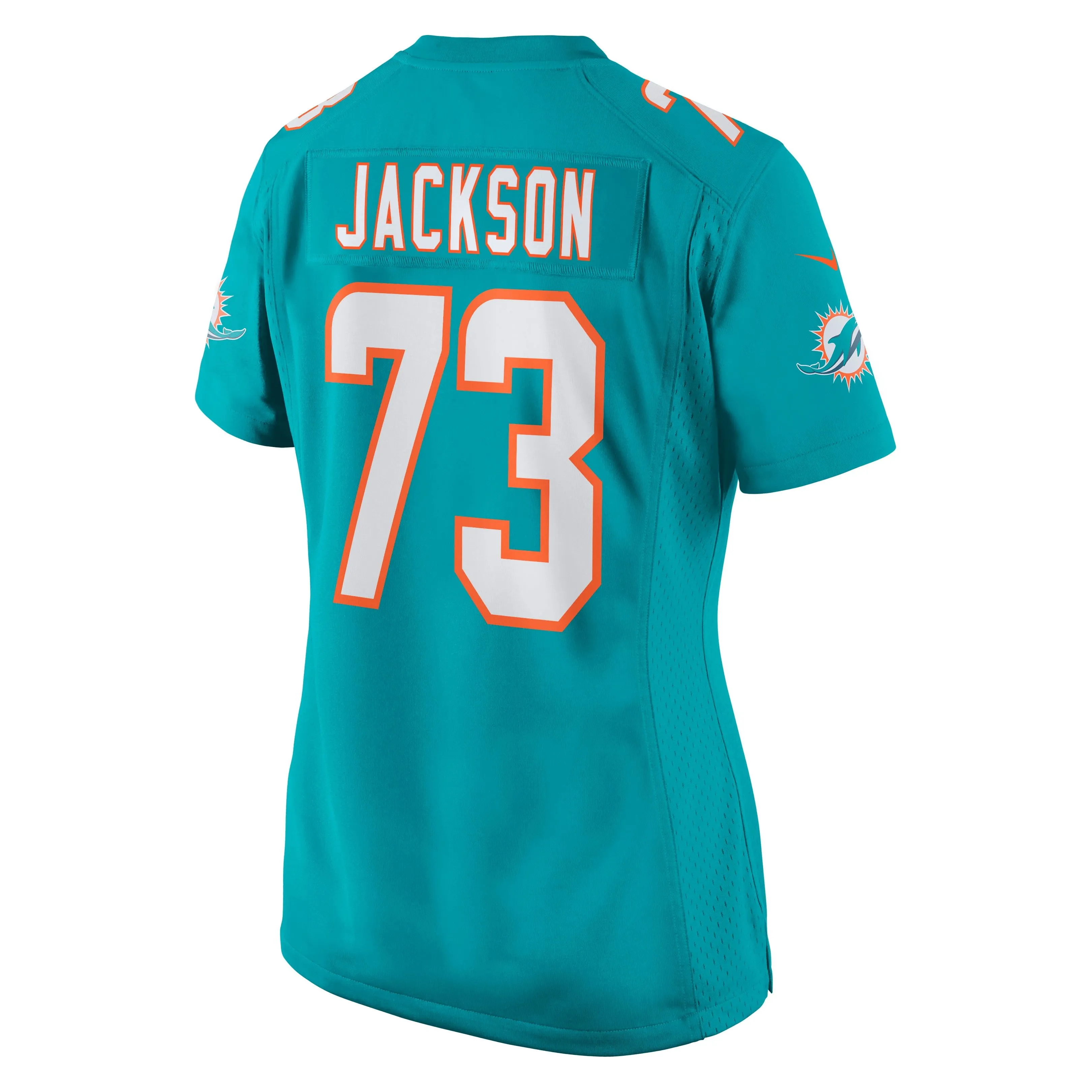 Austin Jackson Miami Dolphins  Women's Game Jersey - Aqua