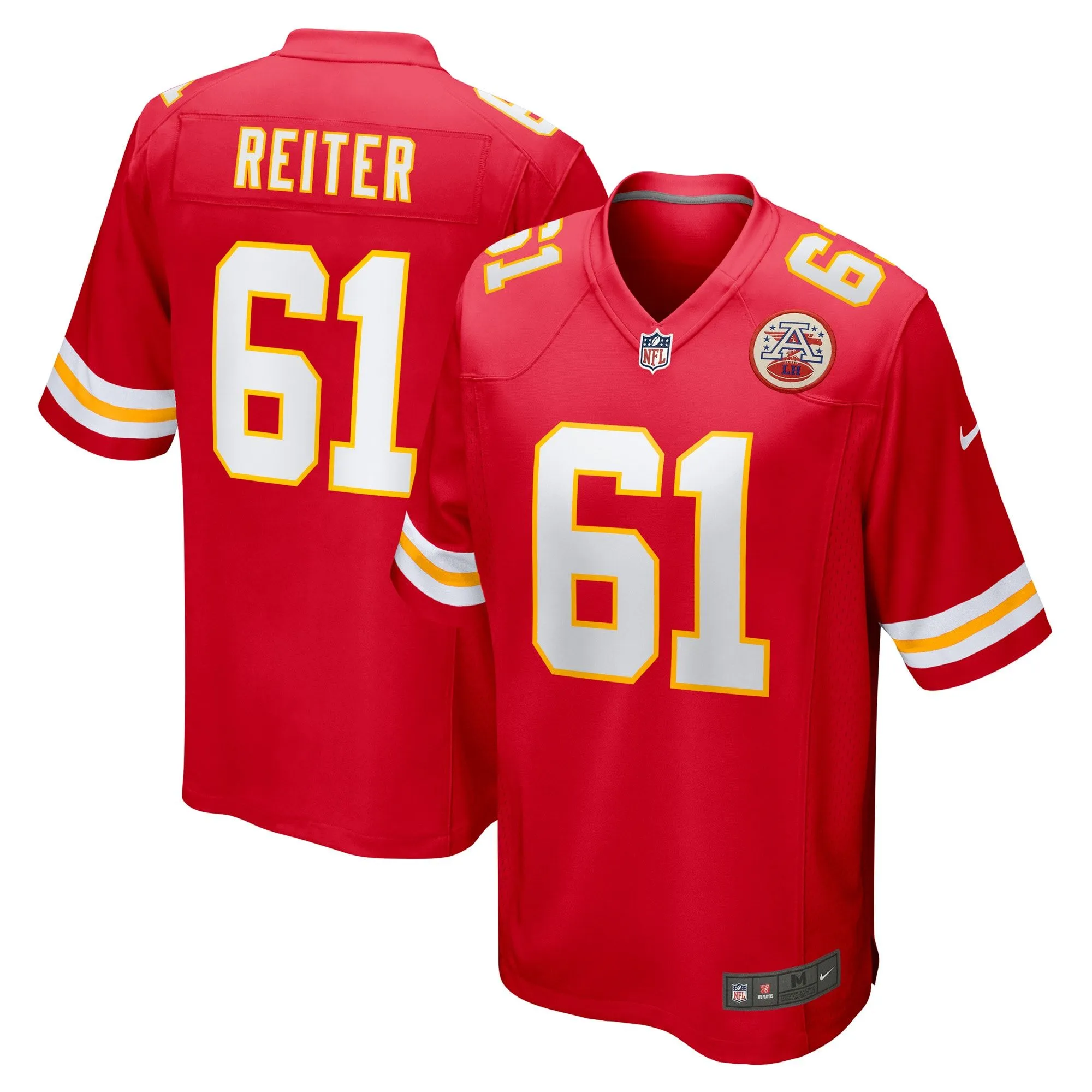 Austin Reiter Kansas City Chiefs  Game Player Jersey - Red