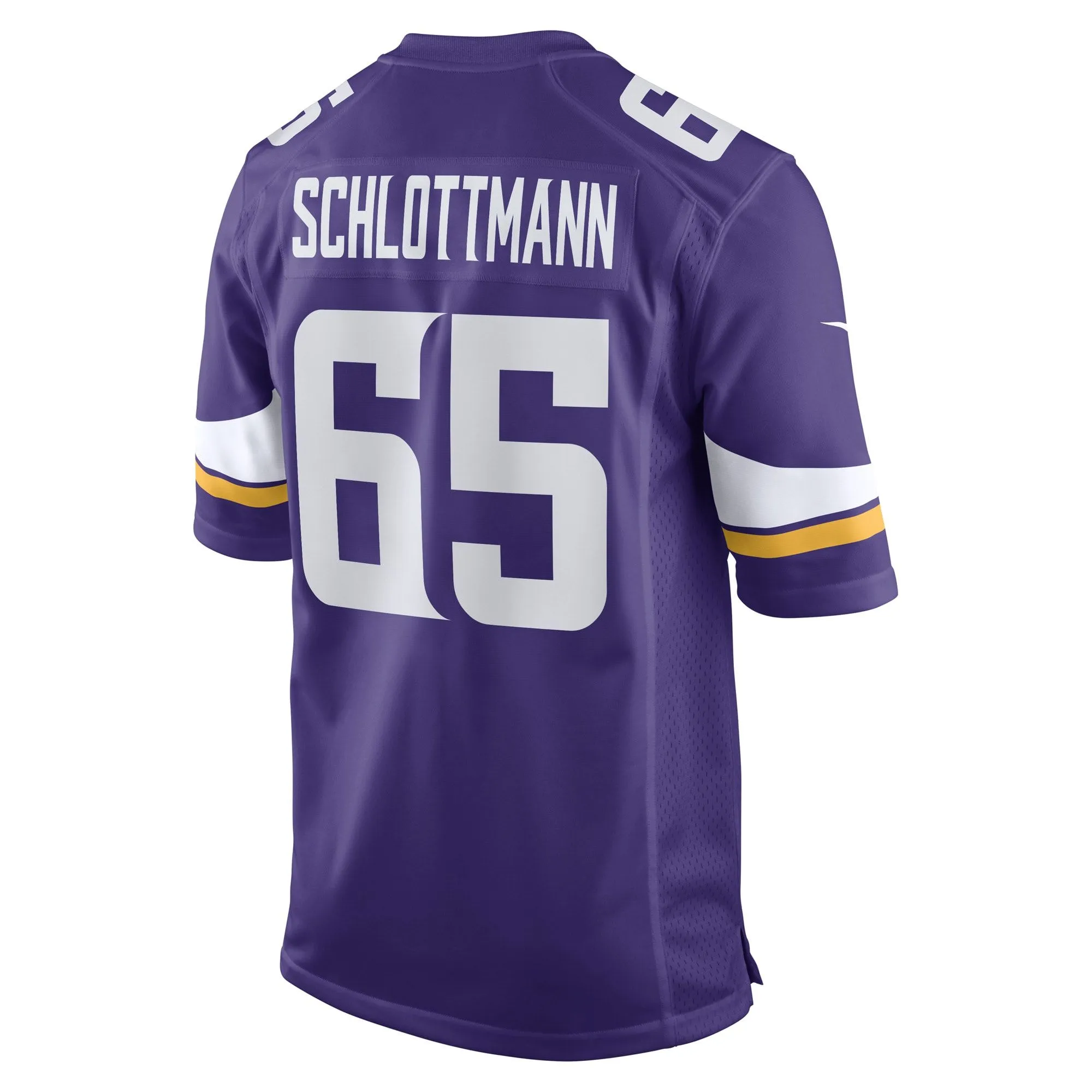 Austin Schlottmann Minnesota Vikings  Game Player Jersey - Purple