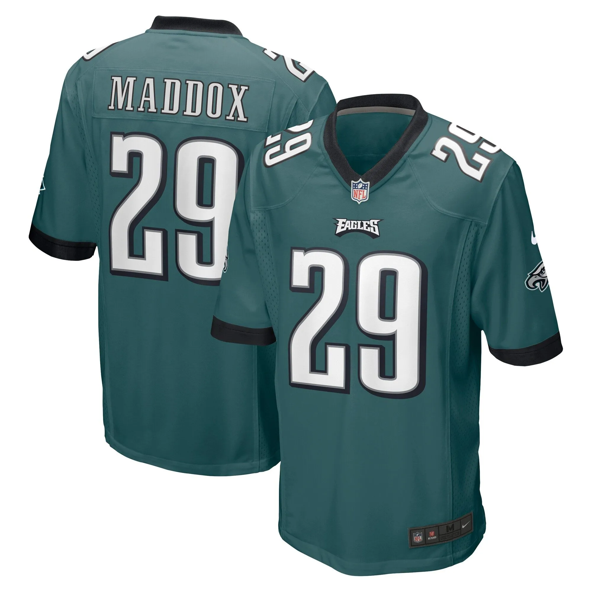 Avonte Maddox Philadelphia Eagles  Game Jersey - Midnight Green