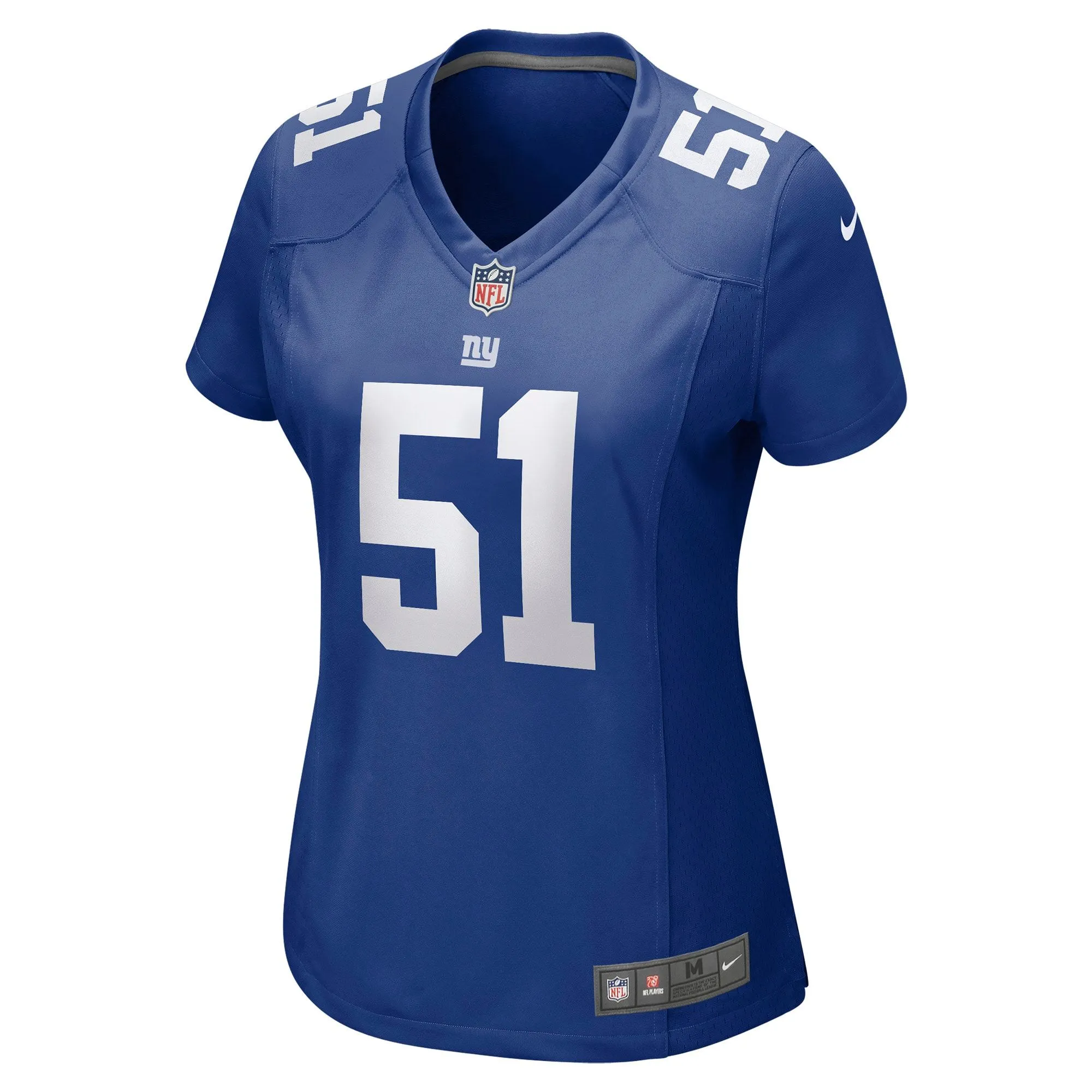 Azeez Ojulari New York Giants  Women's Game Player Jersey - Royal