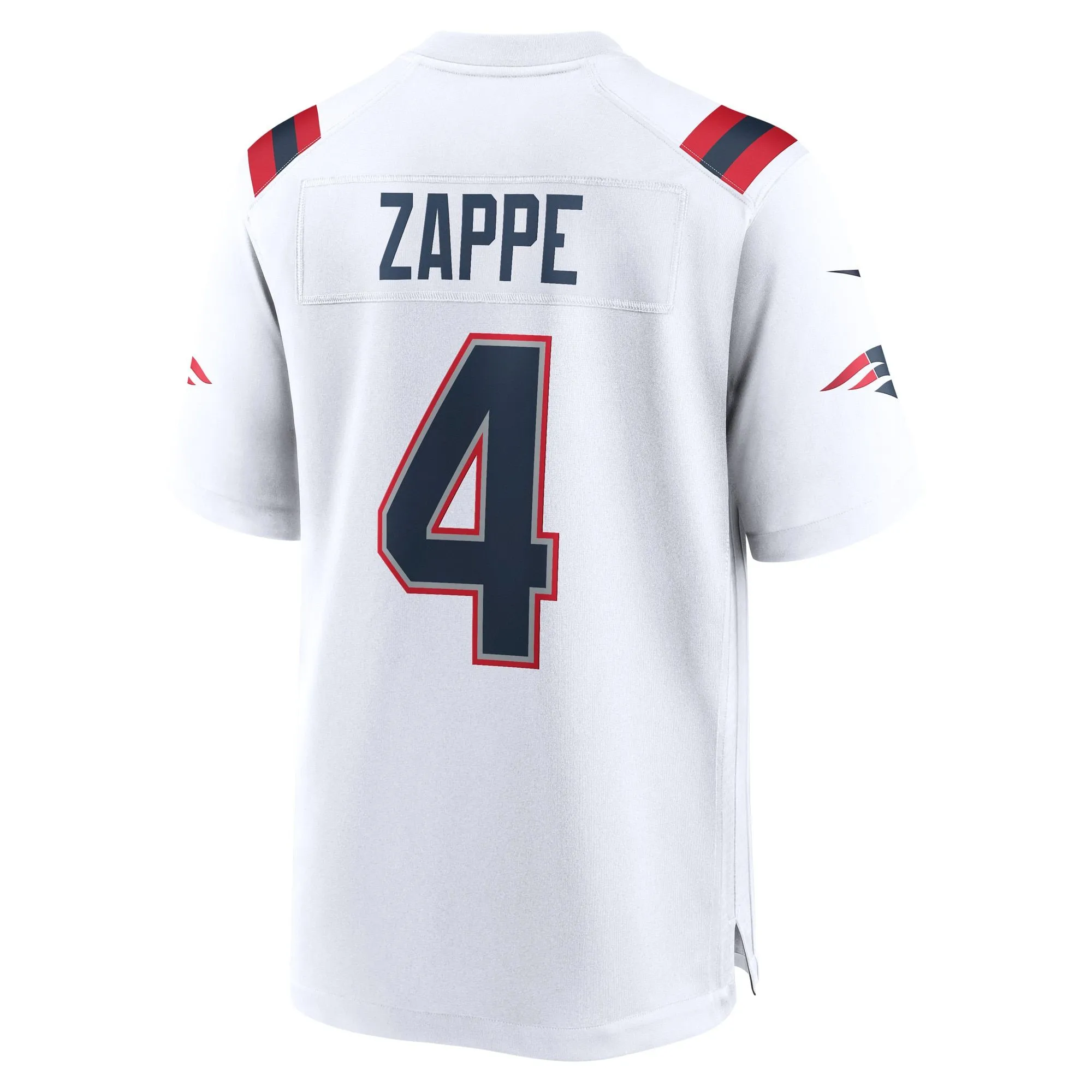 Bailey Zappe New England Patriots  Game Player Jersey - White