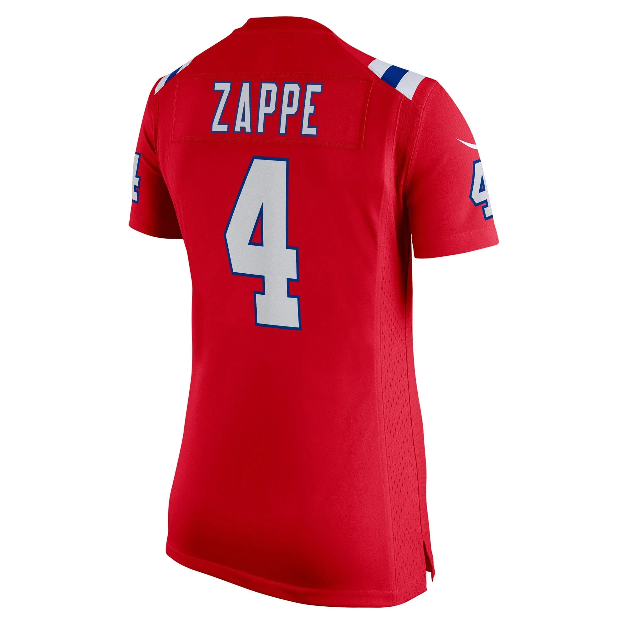 Bailey Zappe New England Patriots  Women's Alternate Game Player Jersey - Red