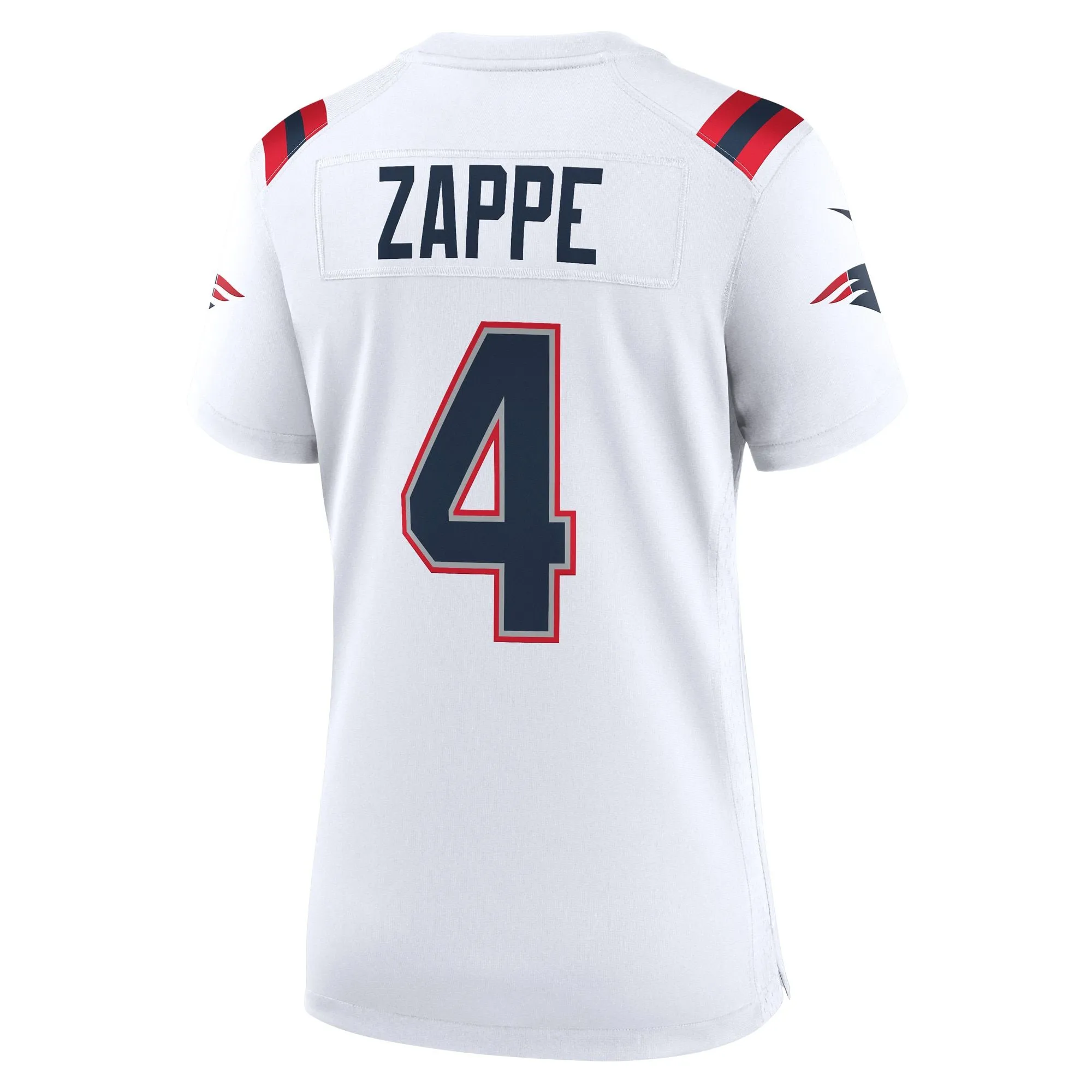 Bailey Zappe New England Patriots  Women's Game Player Jersey - White