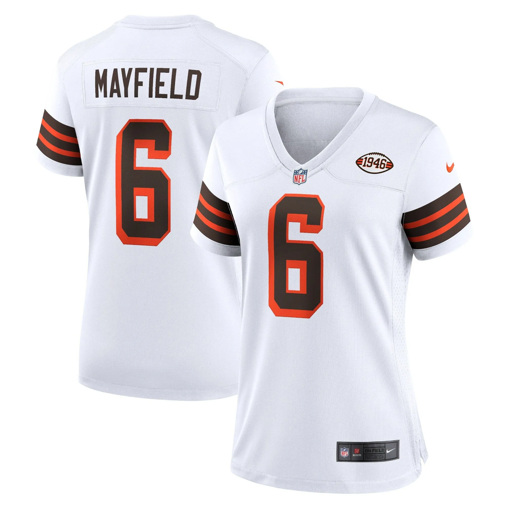 Baker Mayfield Cleveland Browns  Women's 1946 Collection Alternate Game Jersey - White