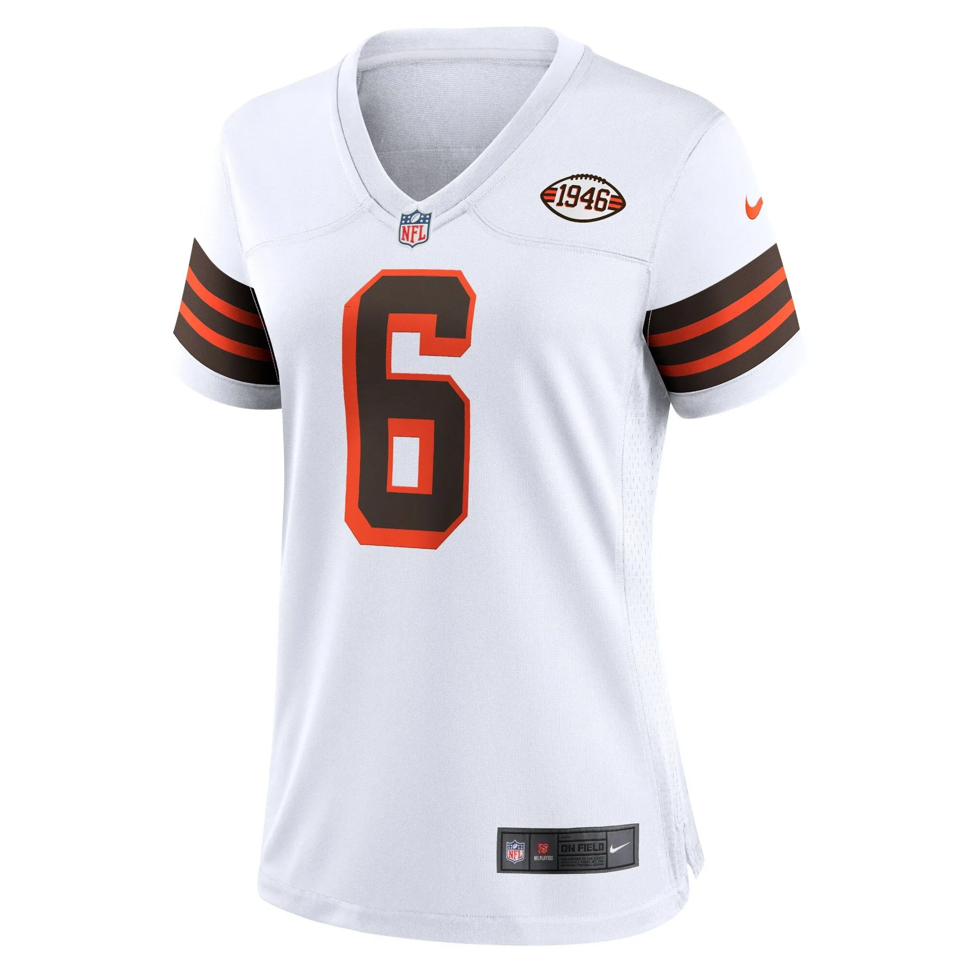 Baker Mayfield Cleveland Browns  Women's 1946 Collection Alternate Game Jersey - White