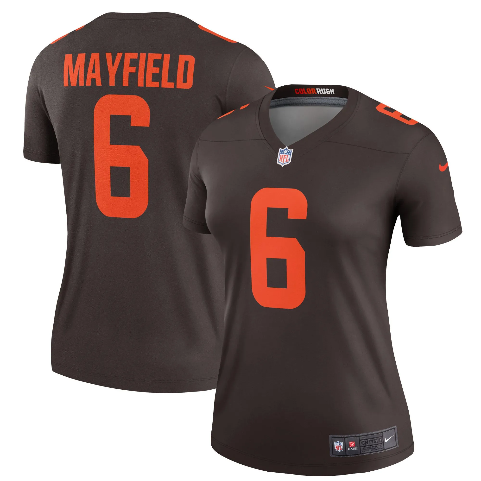 Baker Mayfield Cleveland Browns  Women's Alternate Legend Jersey - Brown