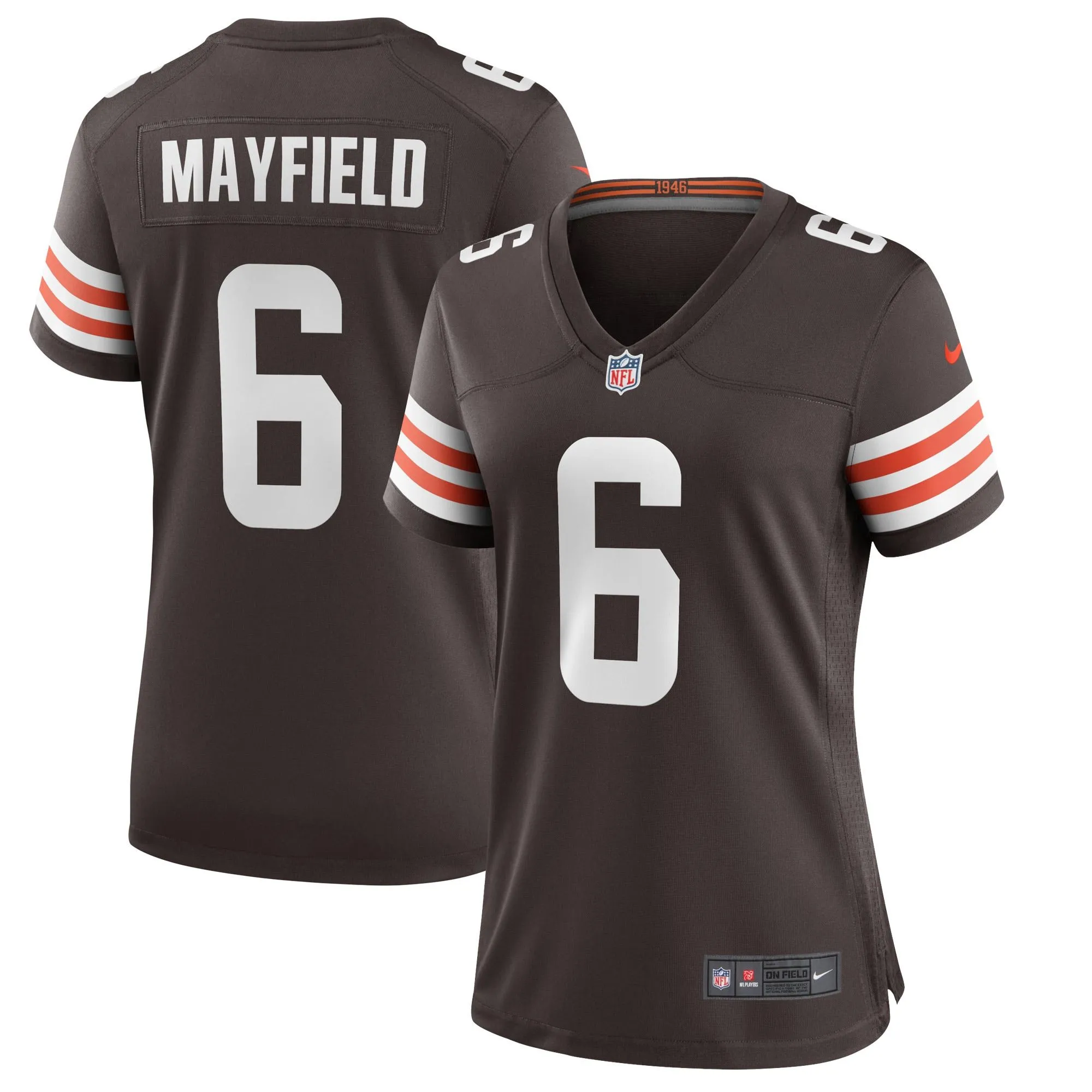 Baker Mayfield Cleveland Browns  Women's Game Player Jersey - Brown