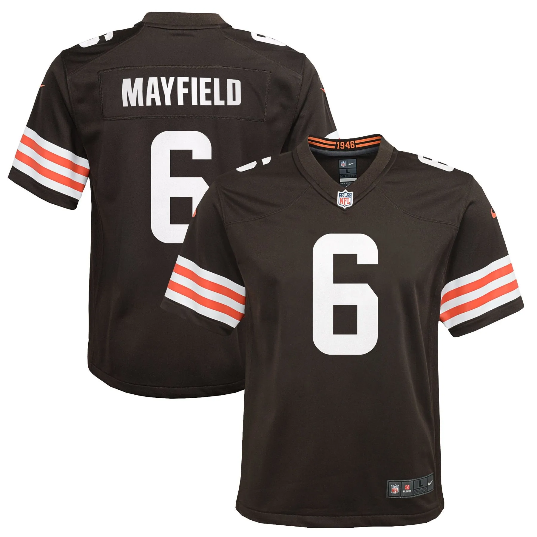 Baker Mayfield Cleveland Browns  Youth Game Player Jersey - Brown