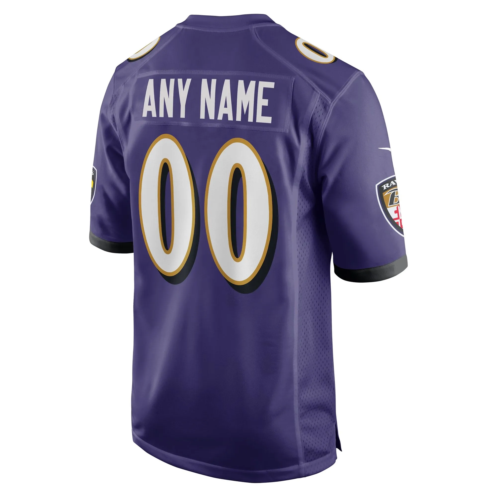 Baltimore Ravens  Custom Game Jersey - Purple