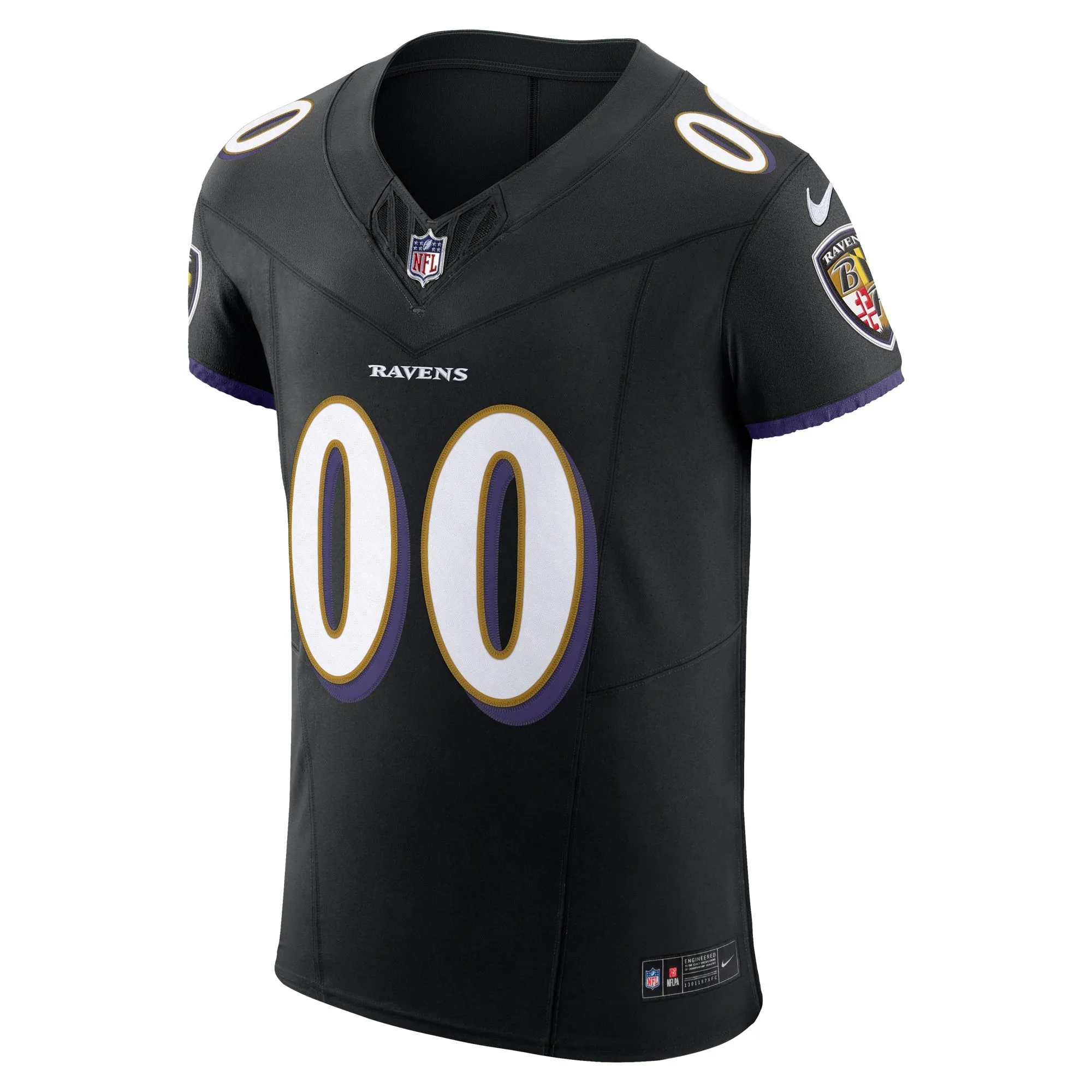 Baltimore Ravens   Vapor F.U.S.E. Elite Custom Jersey - Black