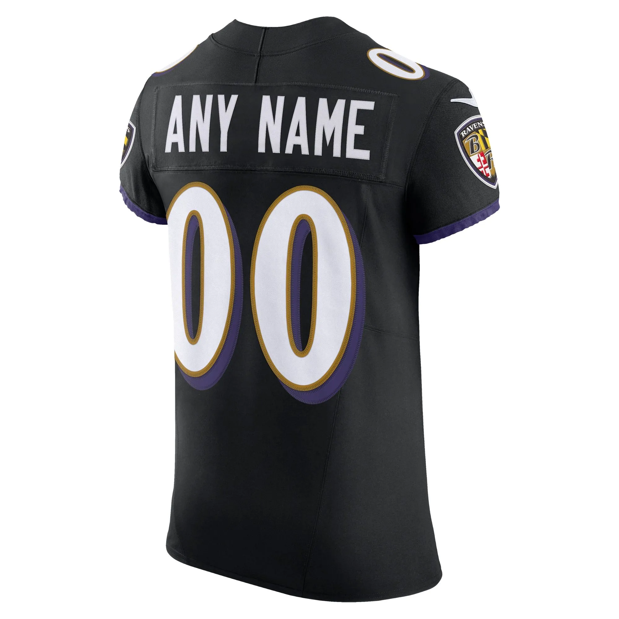 Baltimore Ravens   Vapor F.U.S.E. Elite Custom Jersey - Black