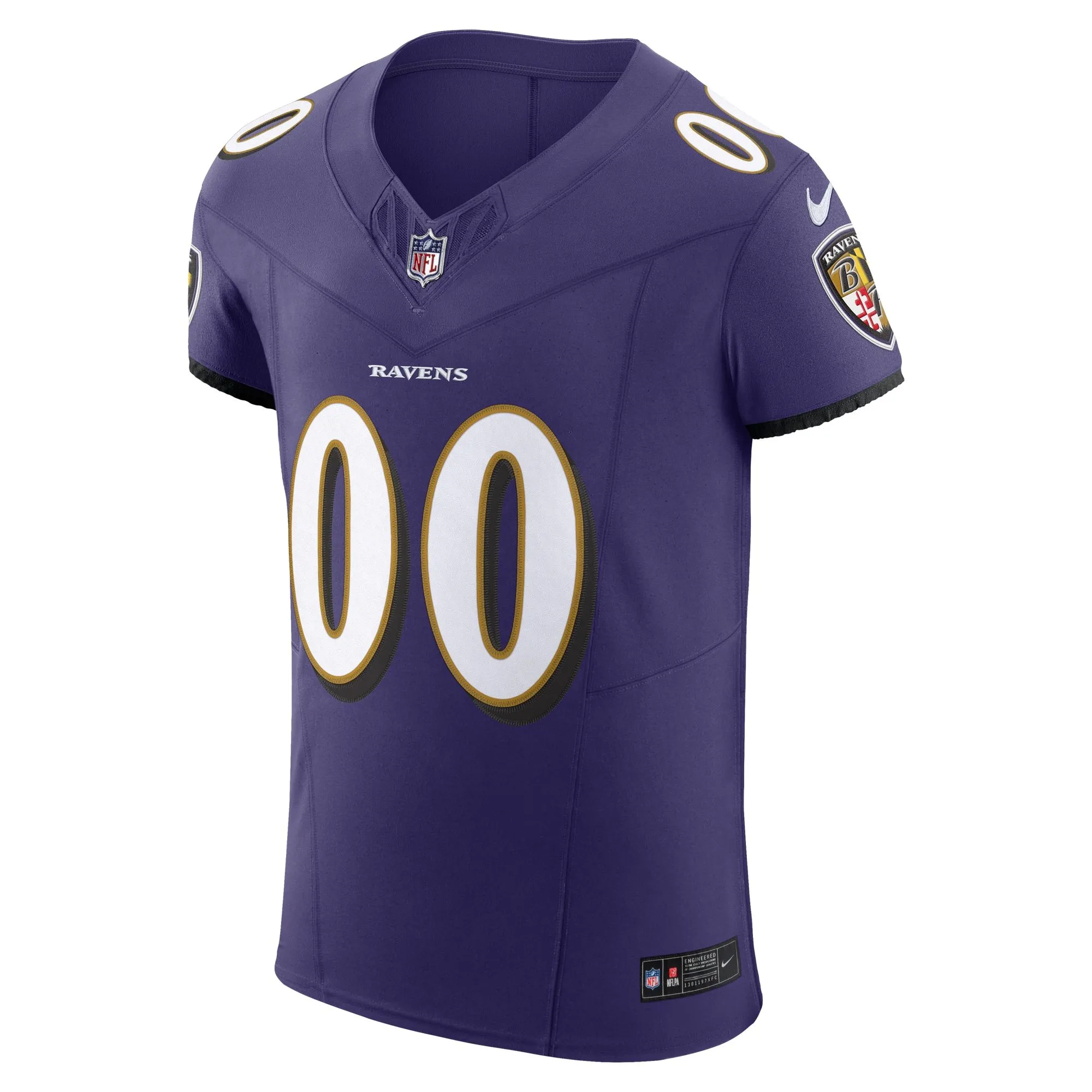 Baltimore Ravens  Vapor F.U.S.E. Elite Custom Jersey - Purple