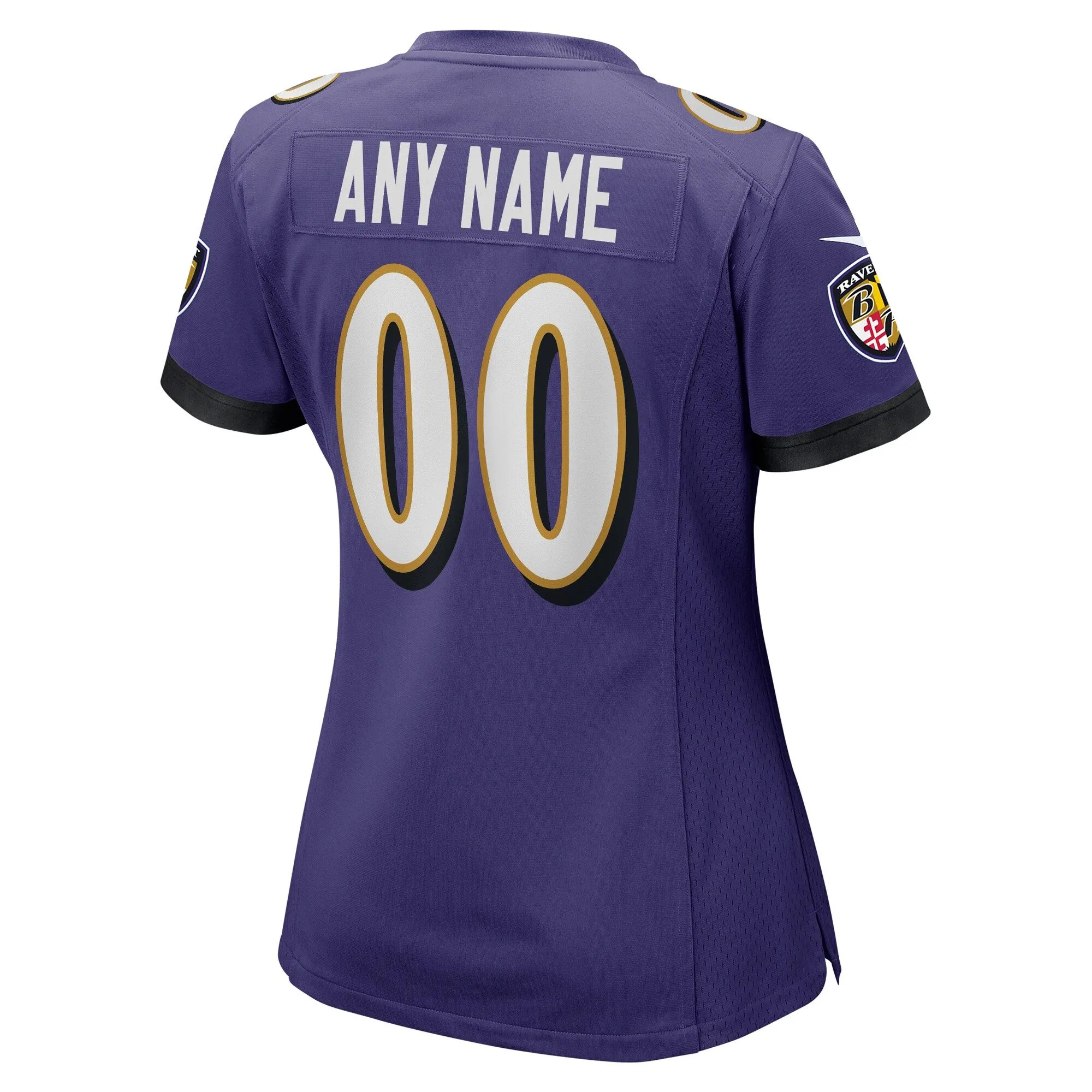 Baltimore Ravens  Women's Custom Game Jersey - Purple