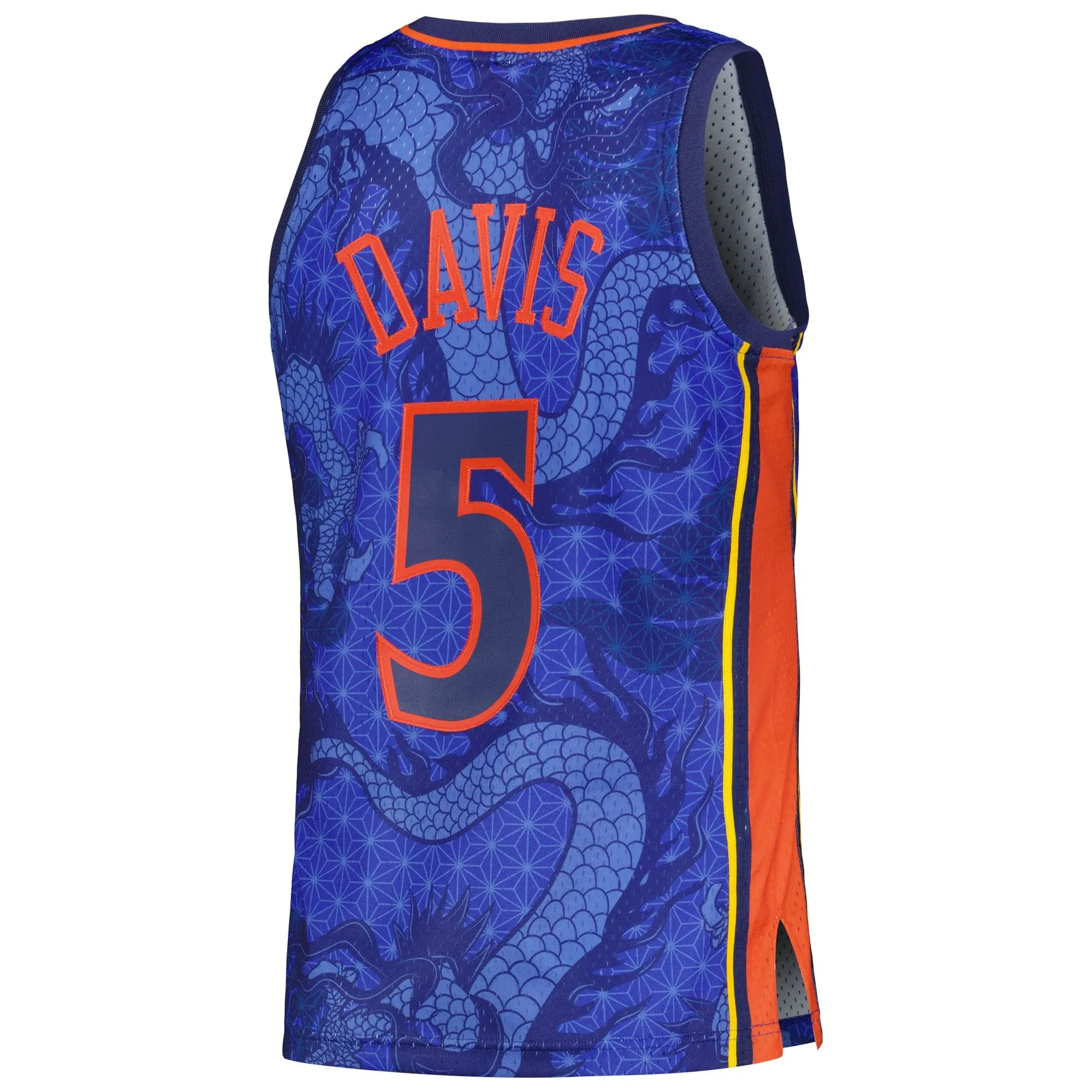 Baron Davis Golden State Warriors Mitchell & Ness 2006/07 Hardwood Classics Asian Heritage 6.0 Swingman Throwback Player Jersey - Royal