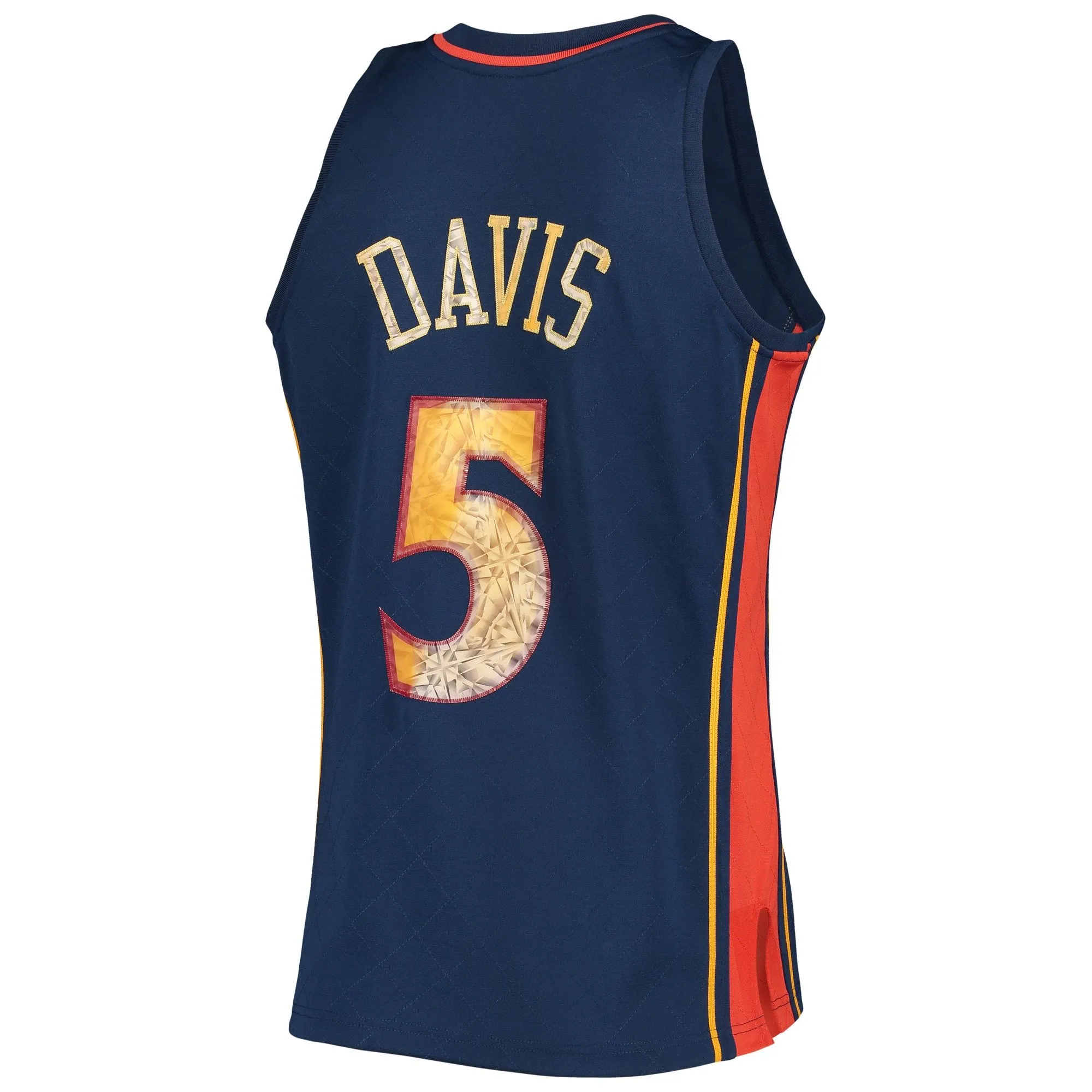 Baron Davis Golden State Warriors Mitchell & Ness 2006/07 Hardwood Classics NBA 75th Anniversary Diamond Swingman Jersey - Royal