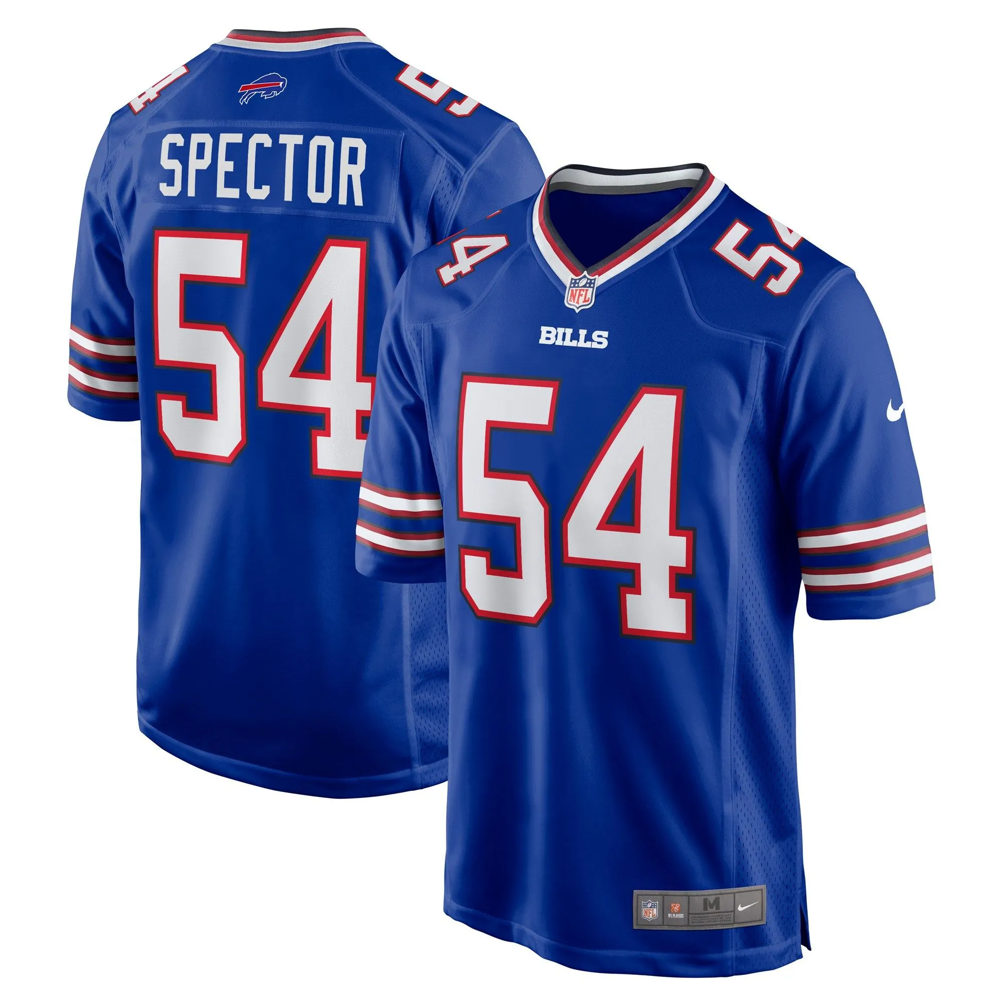 Baylon Spector Buffalo Bills  Game Jersey - Royal