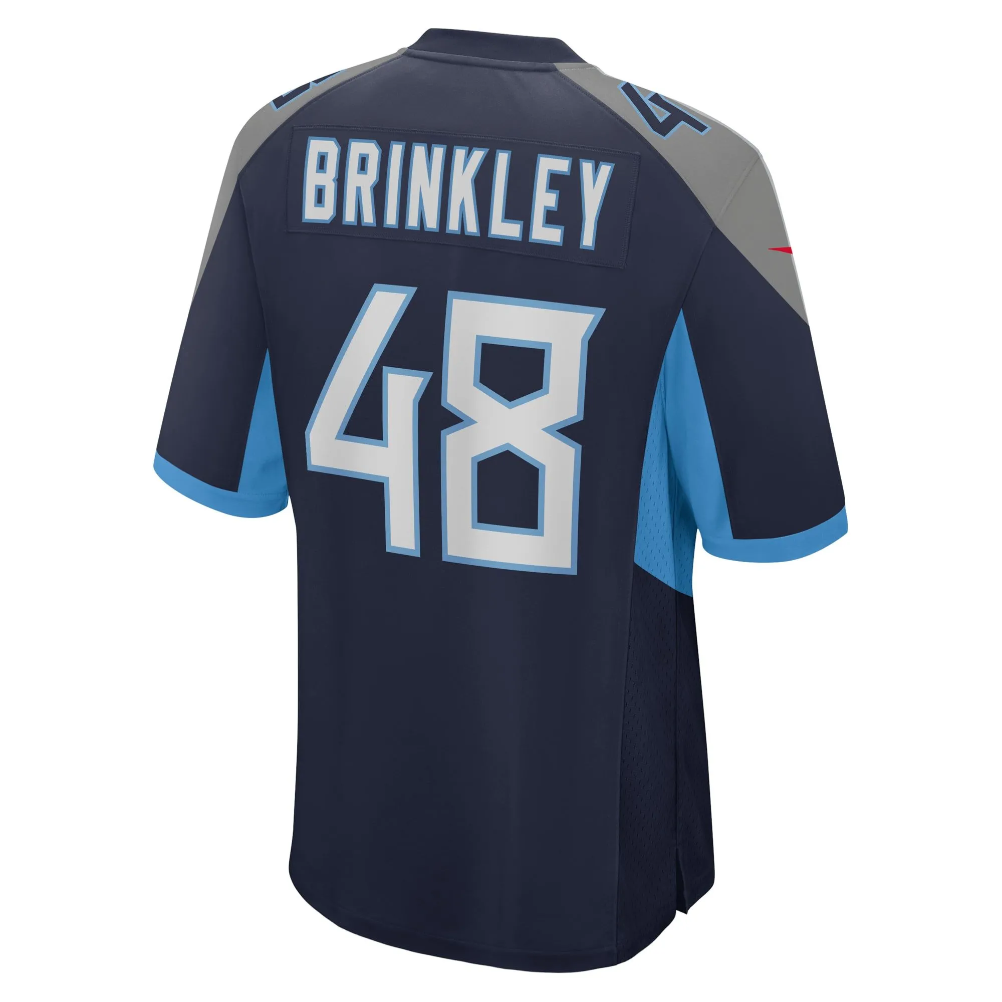 Beau Brinkley Tennessee Titans  Game Jersey - Navy