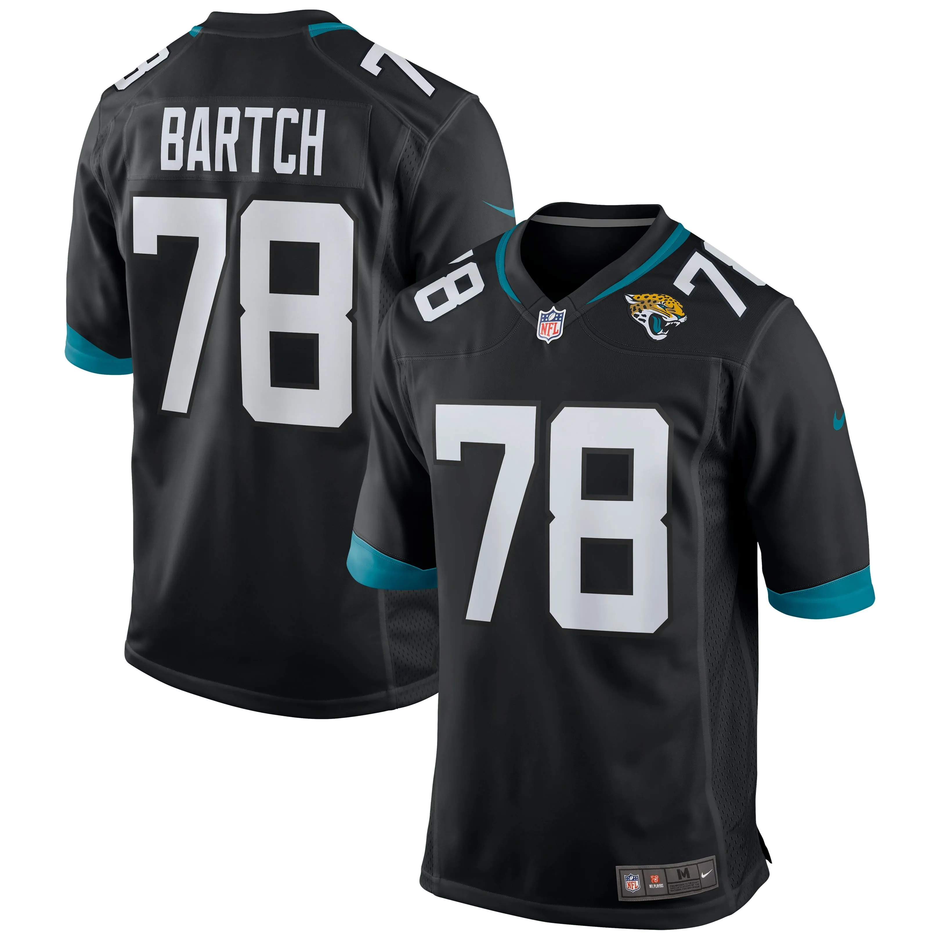 Ben Bartch Jacksonville Jaguars  Game Jersey - Black