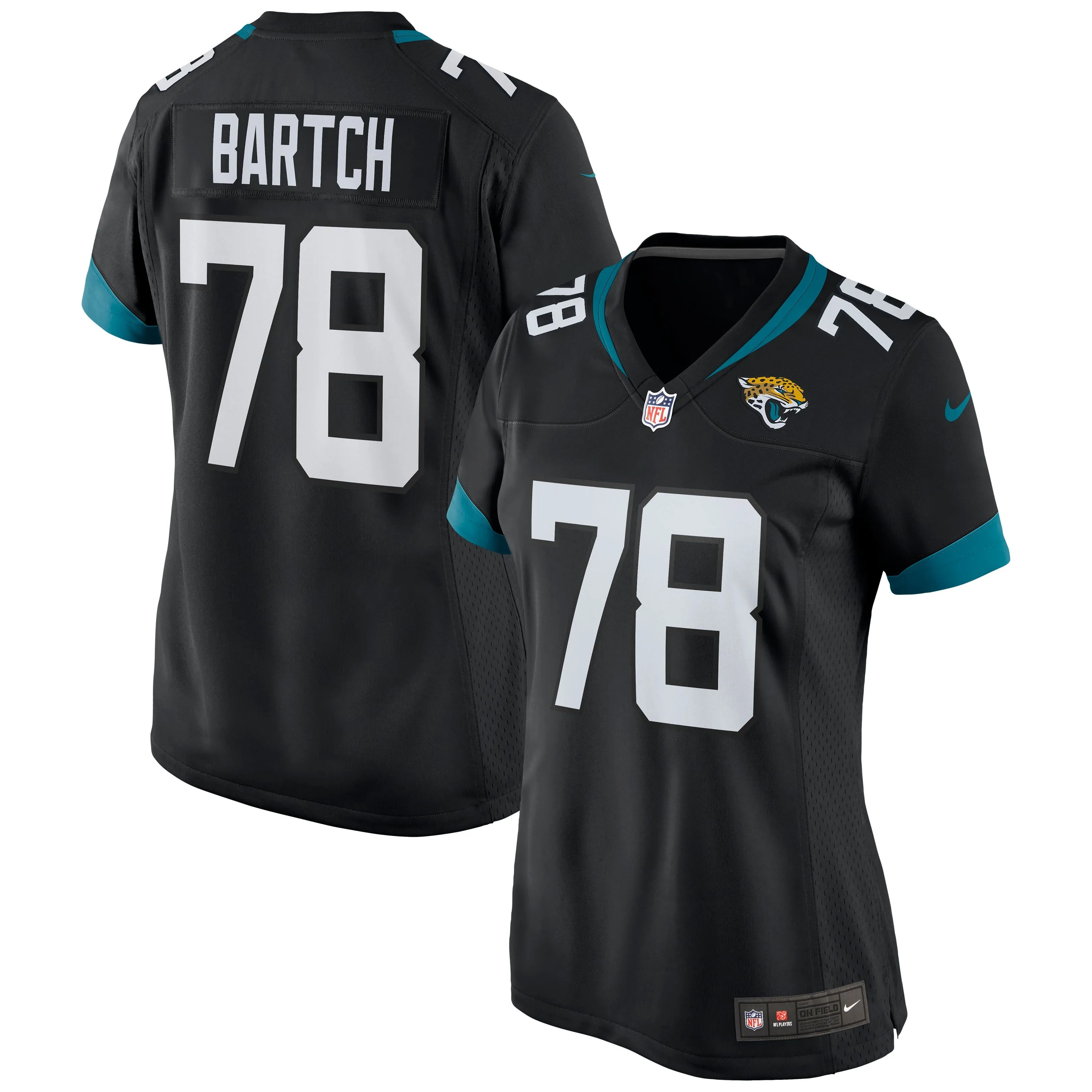 Ben Bartch Jacksonville Jaguars  Women's Game Jersey - Black