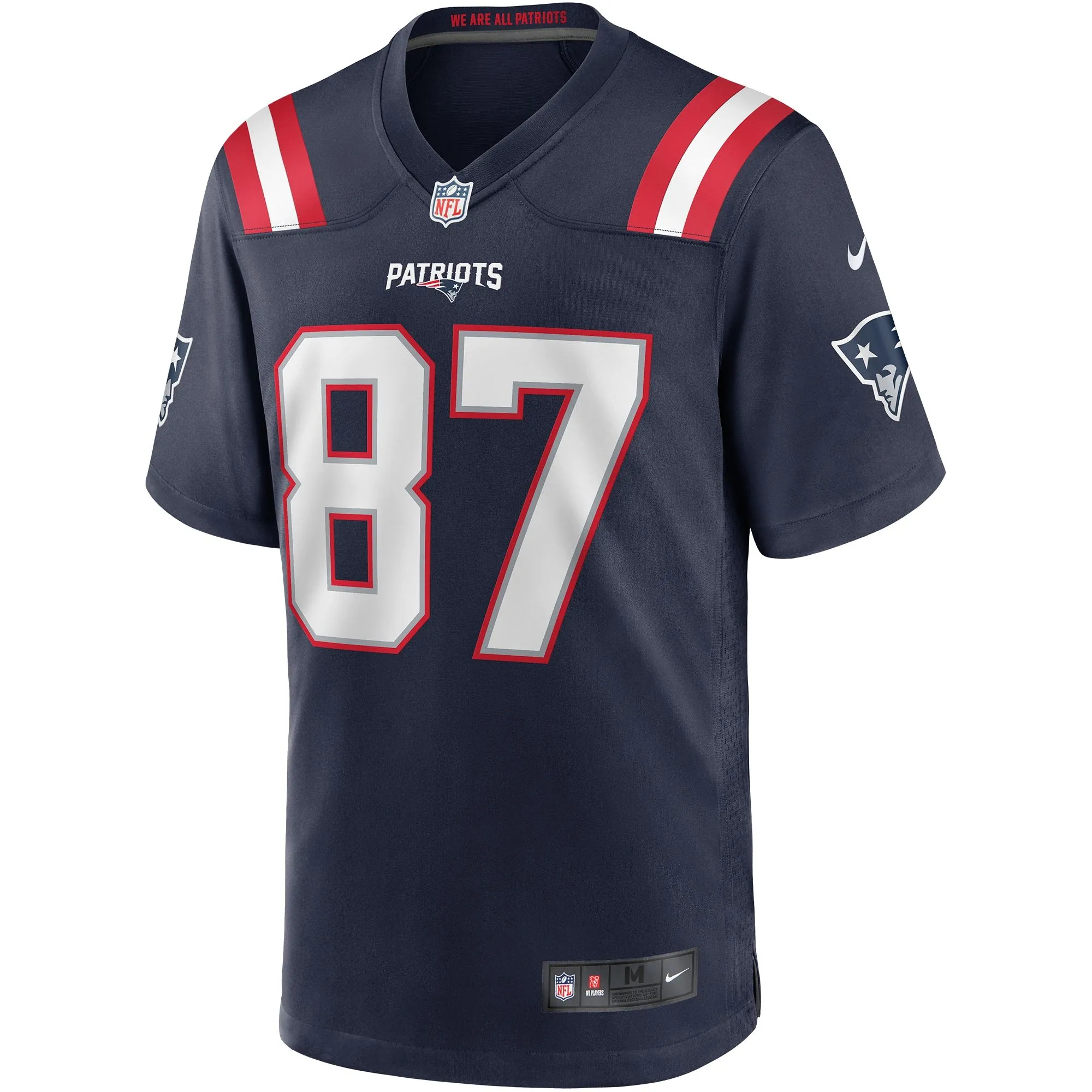 Ben Coates New England Patriots  Game Retired Player Jersey - Navy