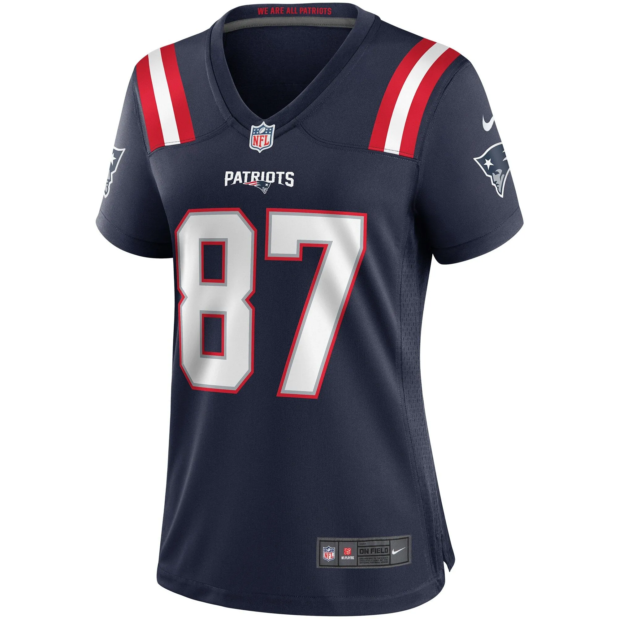 Ben Coates New England Patriots  Women's Game Retired Player Jersey - Navy