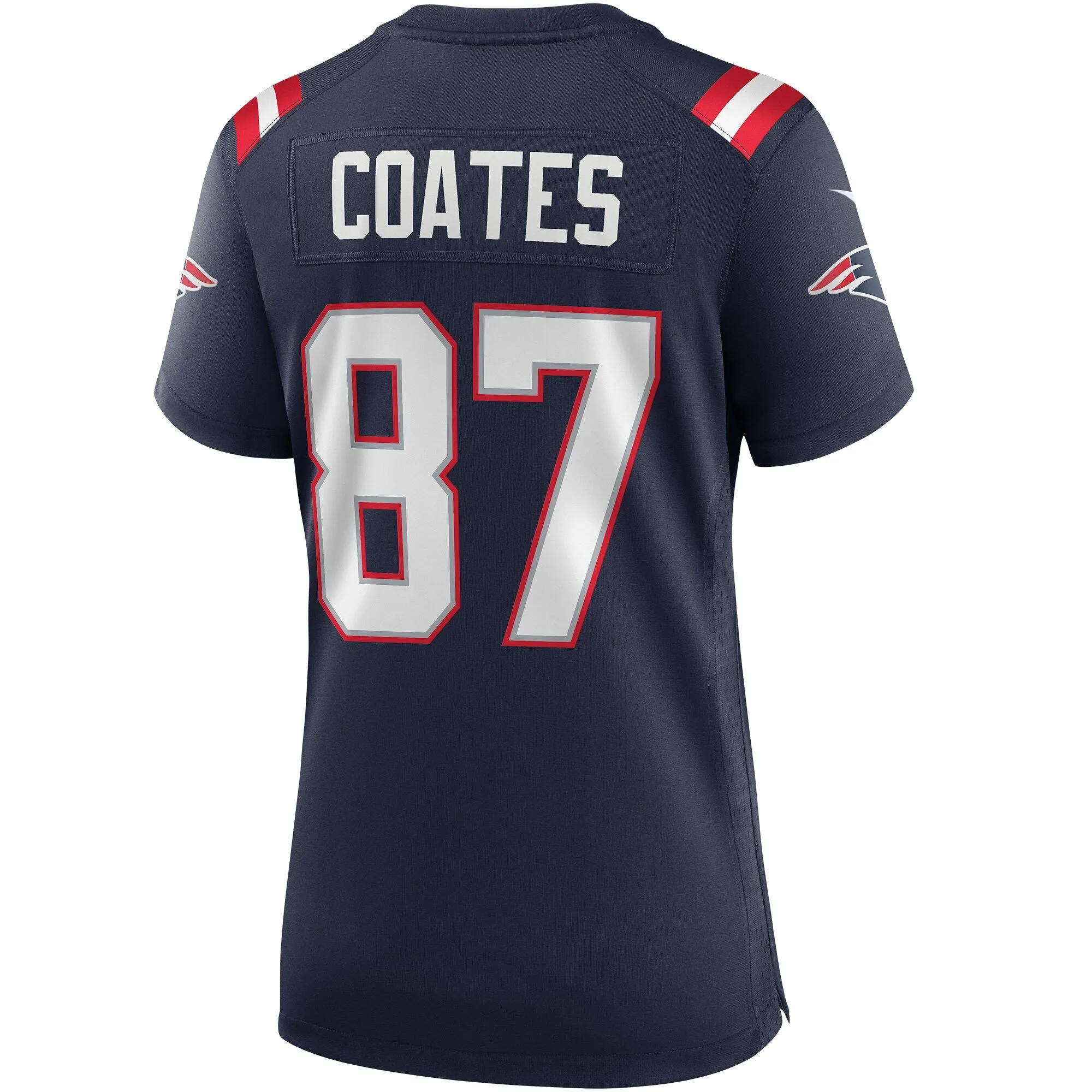 Ben Coates New England Patriots  Women's Game Retired Player Jersey - Navy