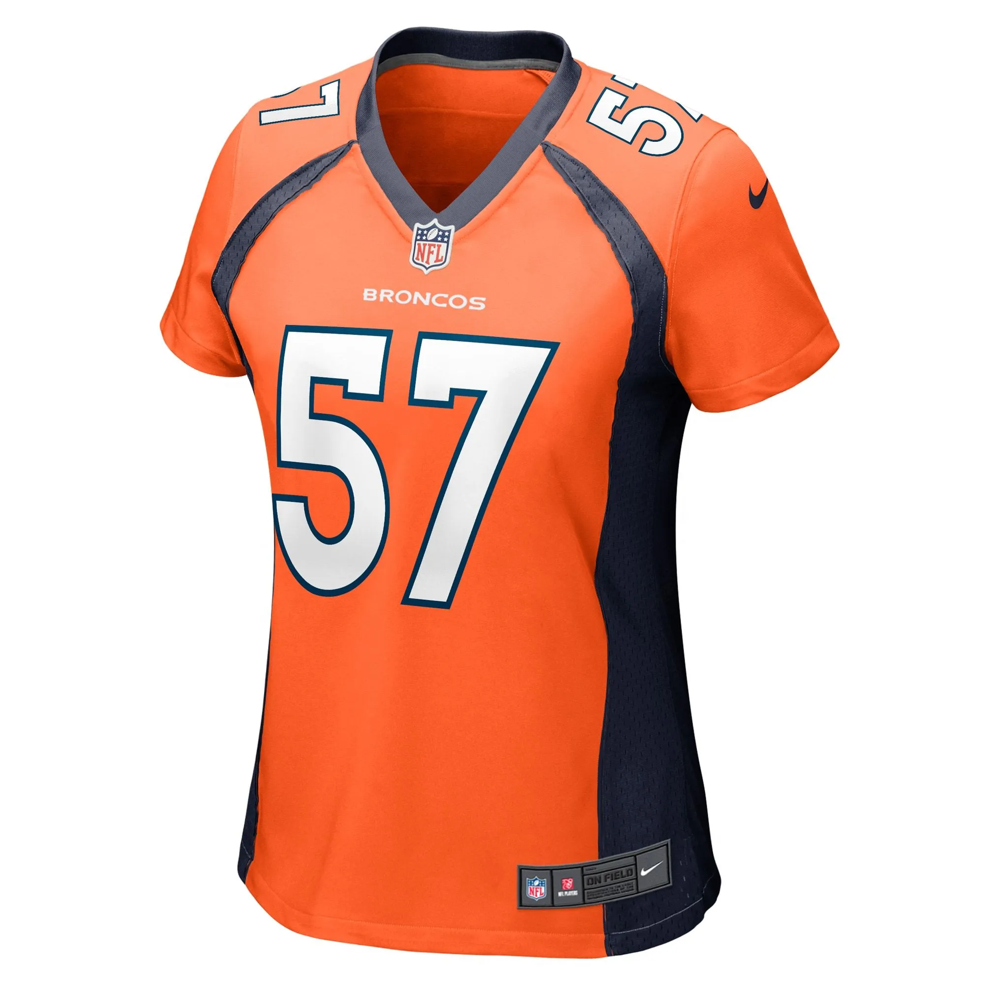 Ben Niemann Denver Broncos  Women's Team Game Jersey -  Orange