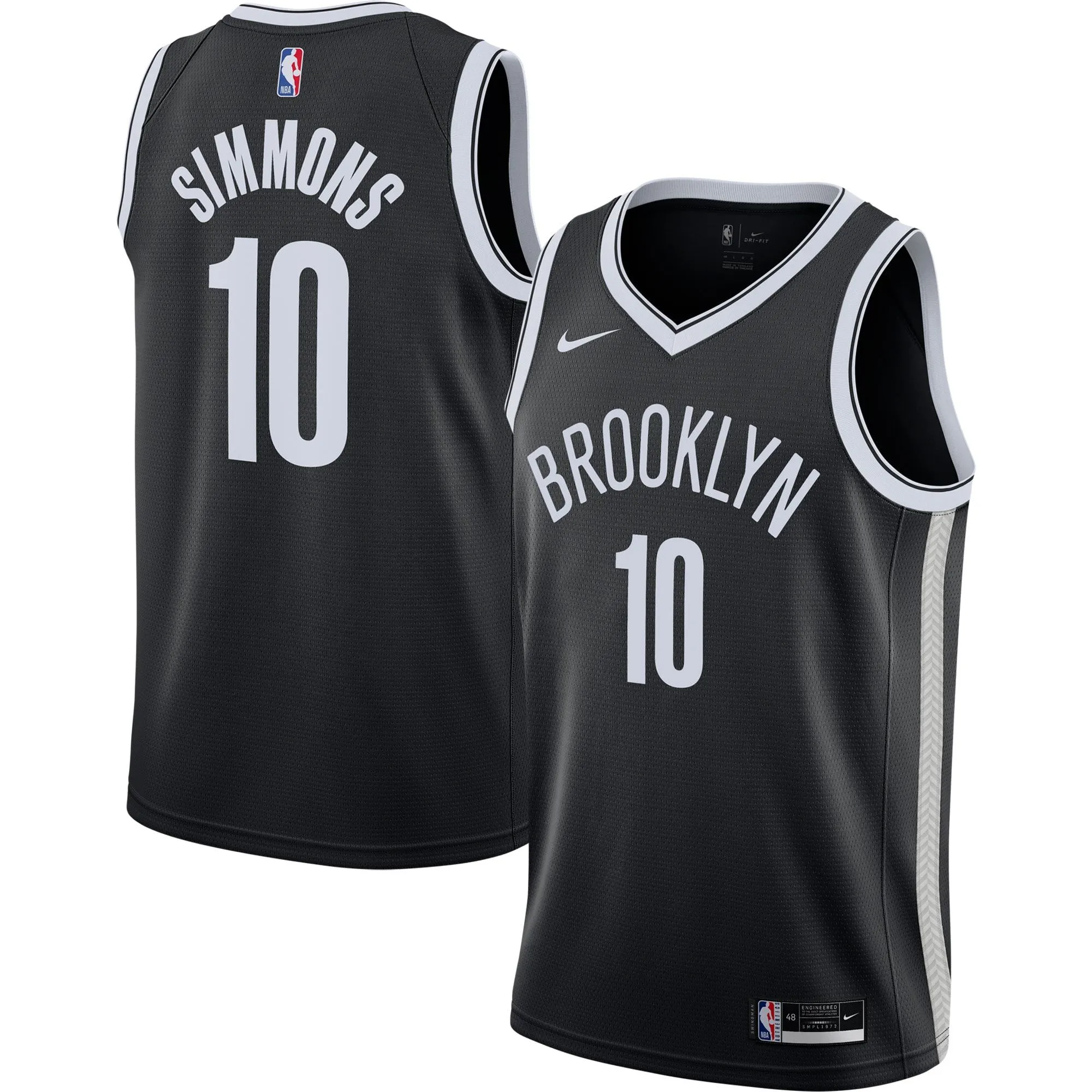 Ben Simmons Brooklyn Nets  2021/22 Swingman Jersey - Icon Edition - Black