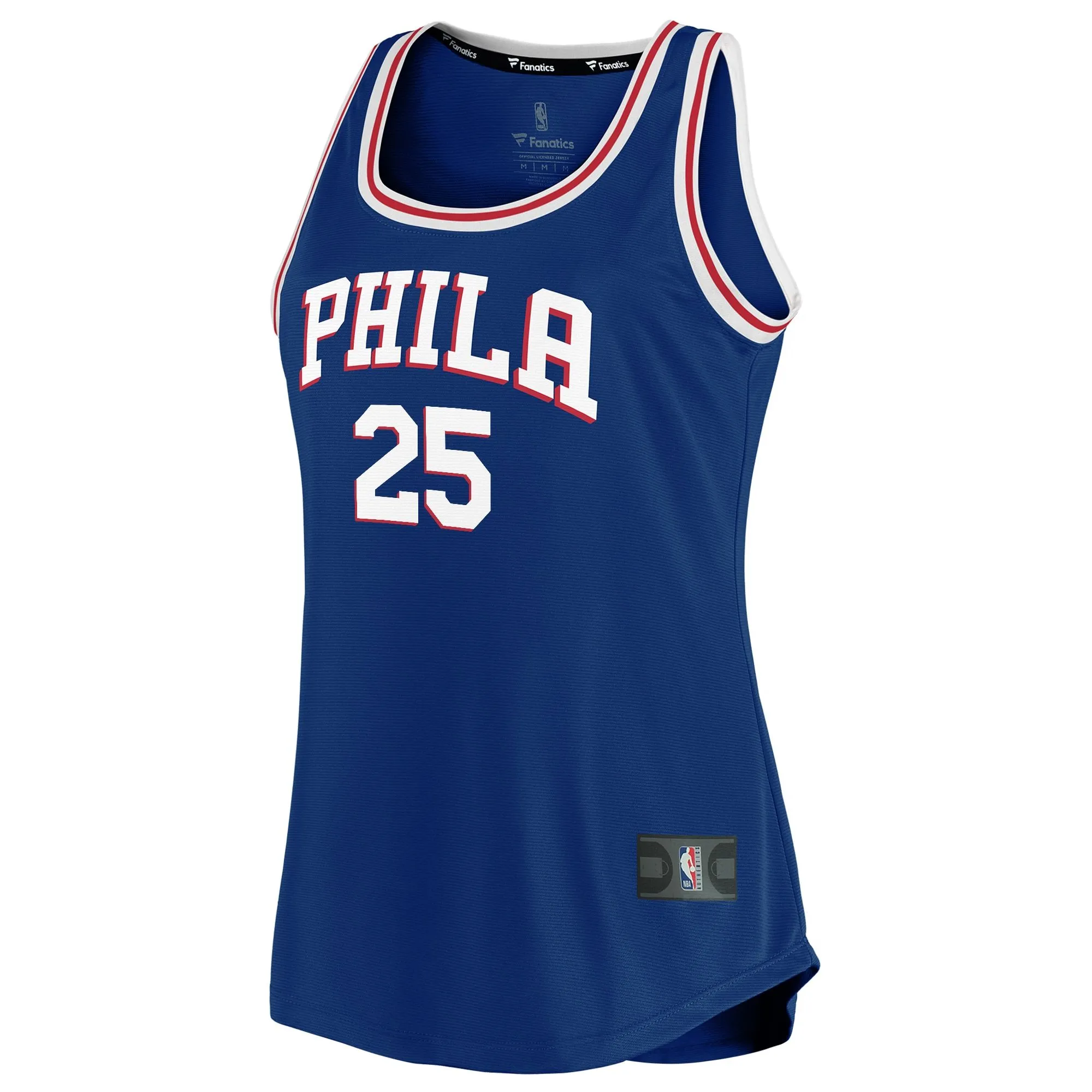 Ben Simmons Philadelphia 76ers Fanatics Branded Women's Fast Break Team Tank Jersey - Icon Edition - Royal