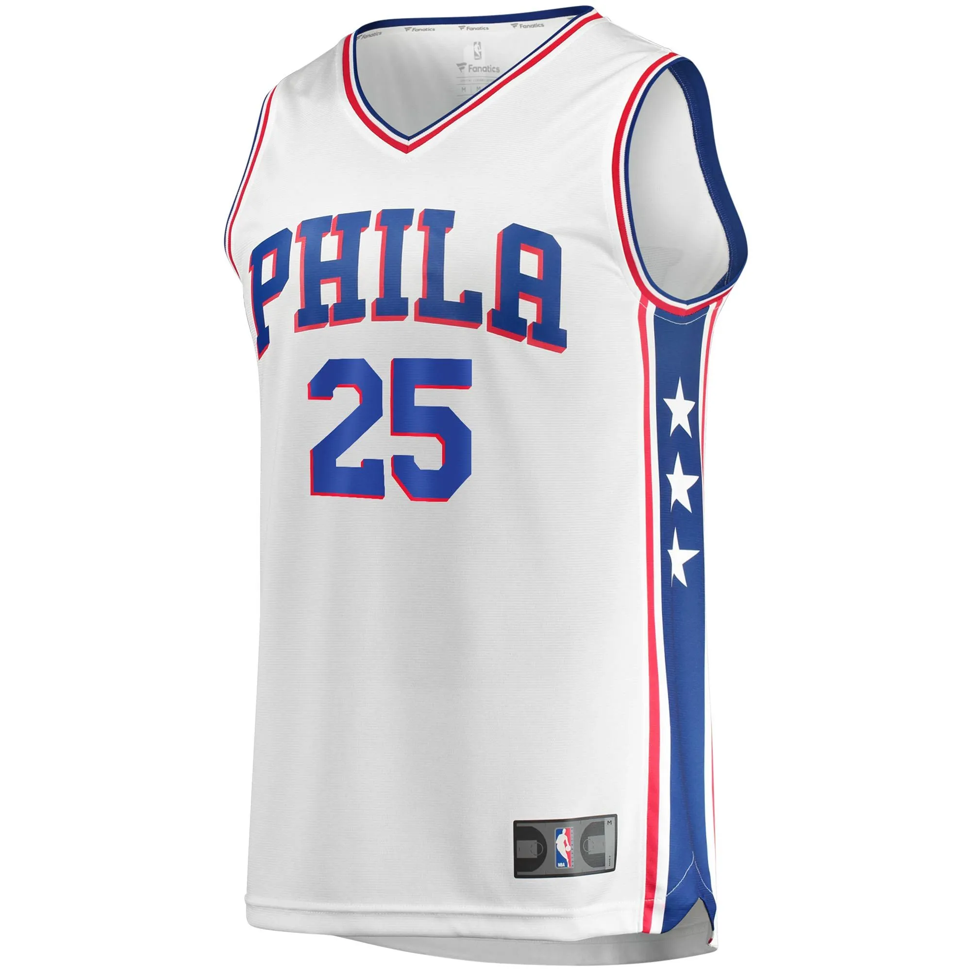 Ben Simmons Philadelphia 76ers Fanatics Branded Youth Fast Break Replica Player Jersey - Association Edition - White