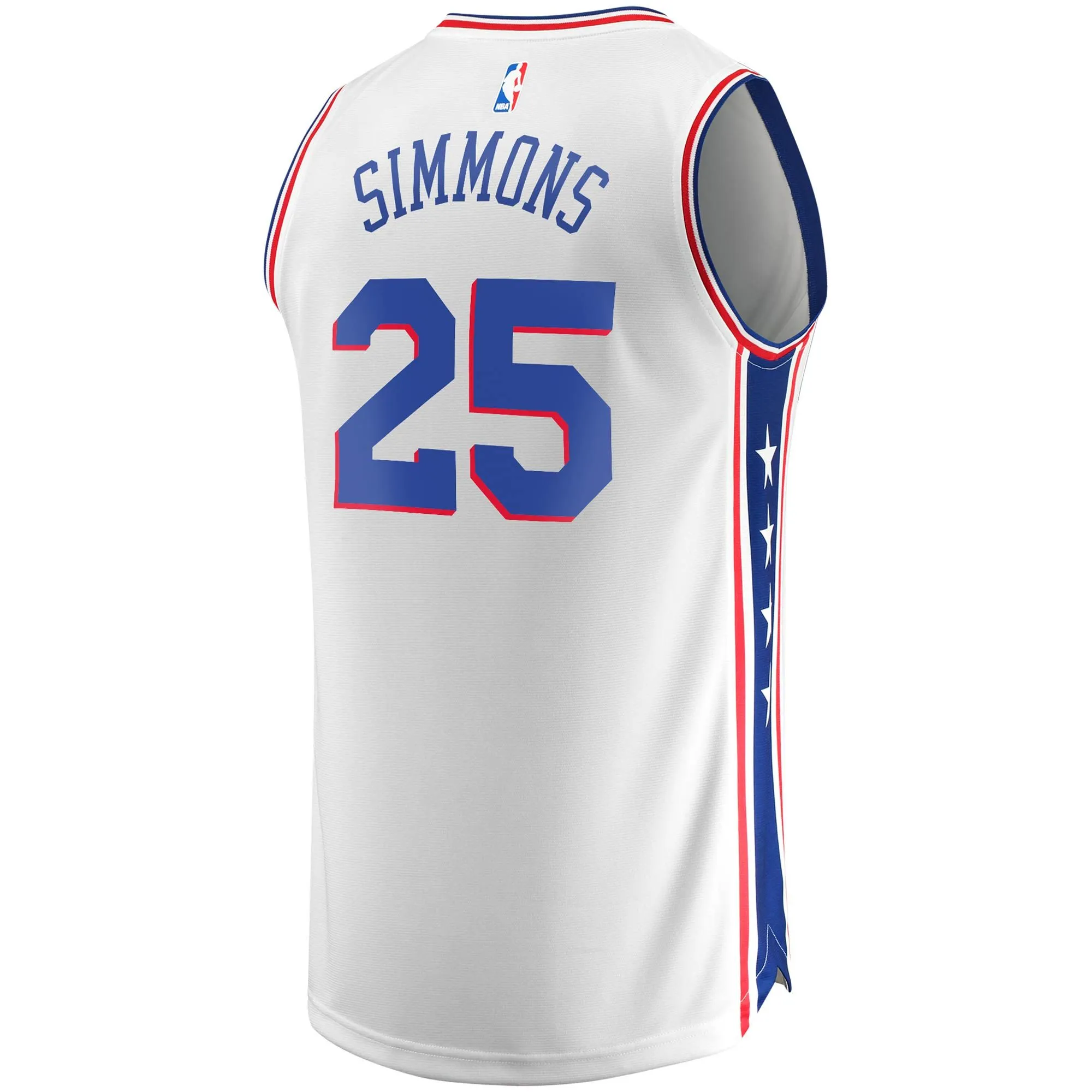 Ben Simmons Philadelphia 76ers Fanatics Branded Youth Fast Break Replica Player Jersey - Association Edition - White