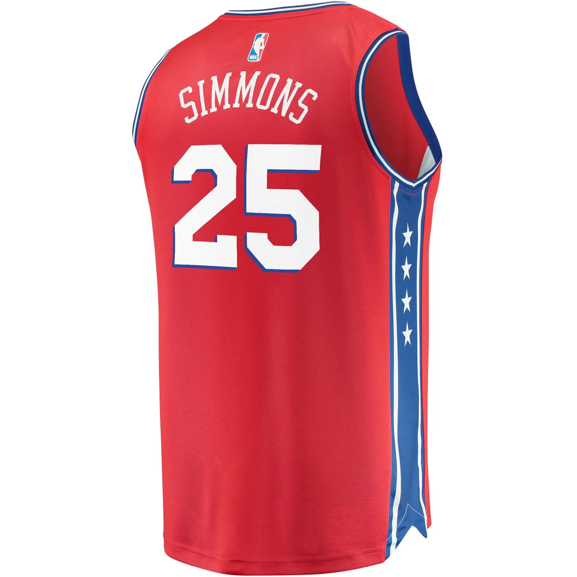 Ben Simmons Philadelphia 76ers Fanatics Branded Youth Fast Break Replica Player Team Jersey - Statement Edition - Red