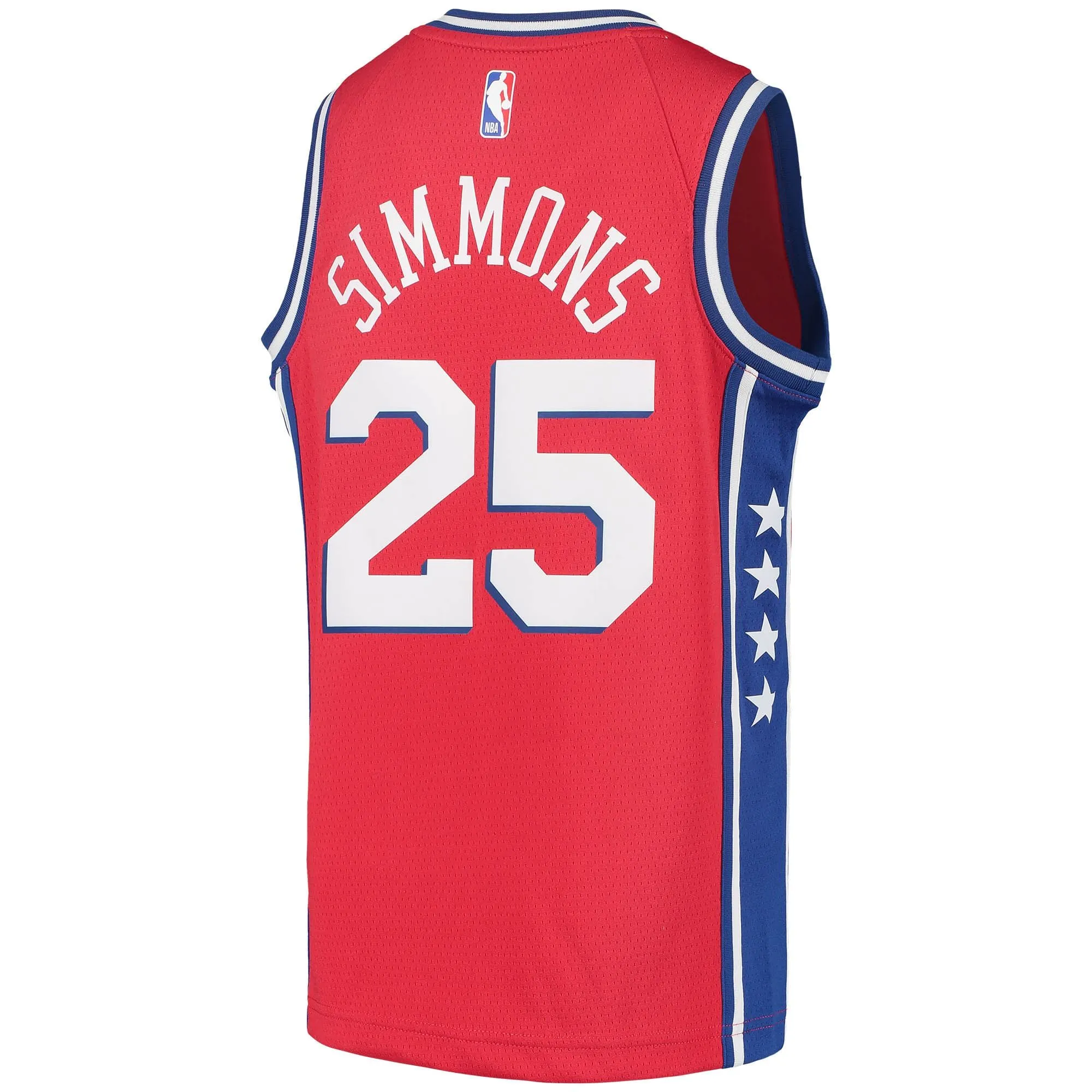 Ben Simmons Philadelphia 76ers Jordan Brand Youth 2020/21 Swingman Player Jersey - Statement Edition - Red