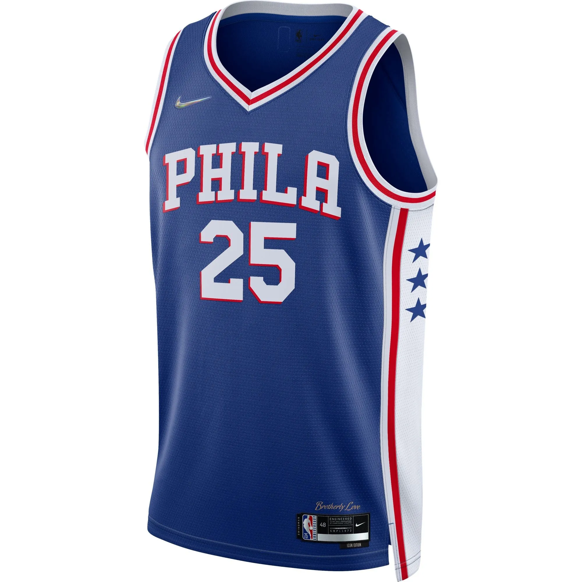 Ben Simmons Philadelphia 76ers  2021/22 Diamond Swingman Jersey - Icon Edition - Royal