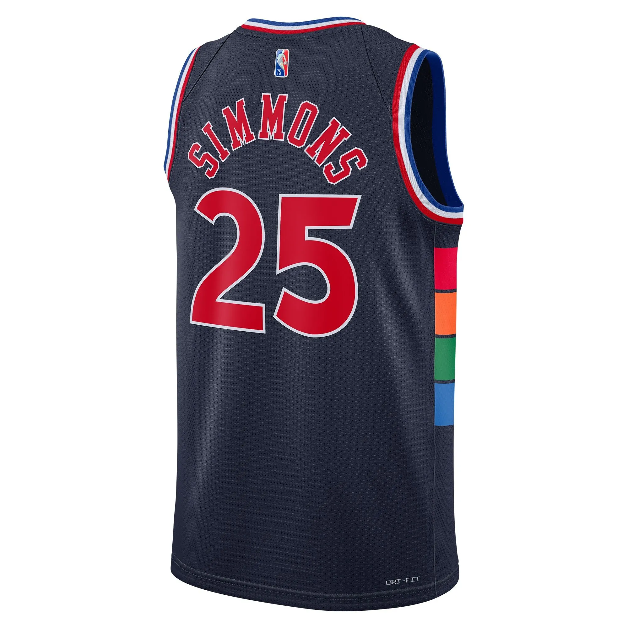 Ben Simmons Philadelphia 76ers  2021/22 Swingman Jersey - City Edition - Navy