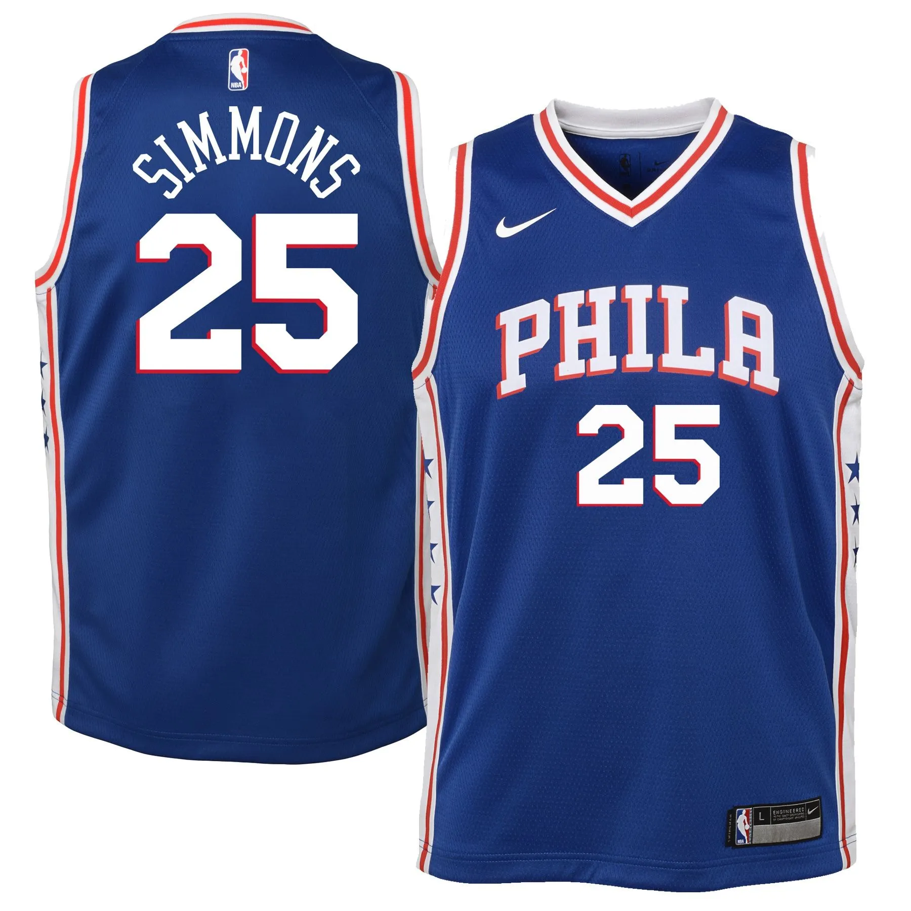 Ben Simmons Philadelphia 76ers  Youth Swingman Jersey Royal - Icon Edition