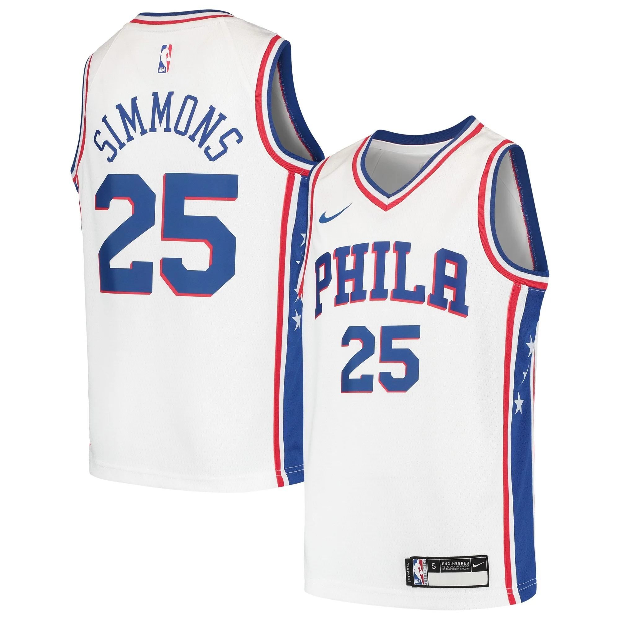 Ben Simmons Philadelphia 76ers  Youth Swingman Jersey - White