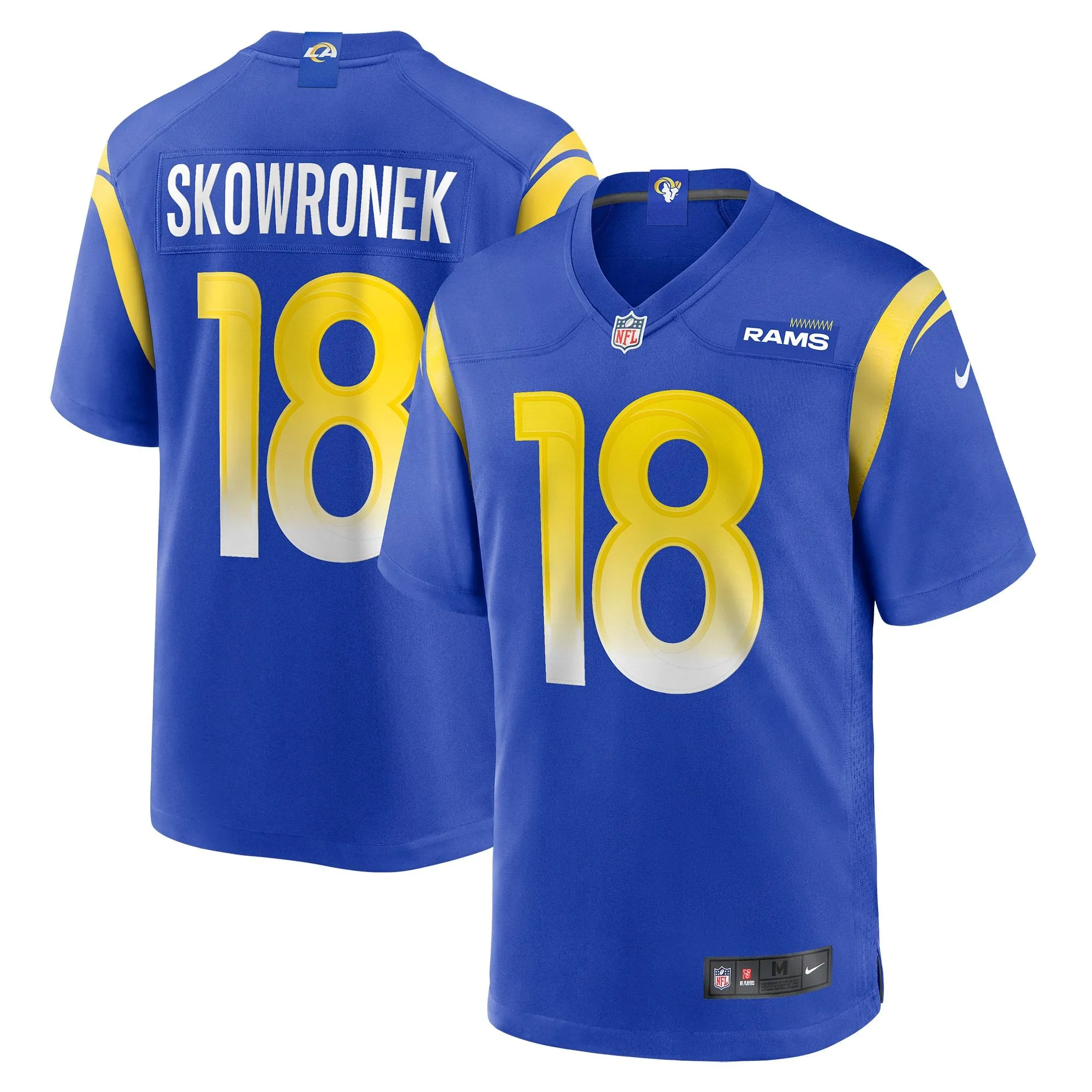 Ben Skowronek Los Angeles Rams  Game Jersey - Royal