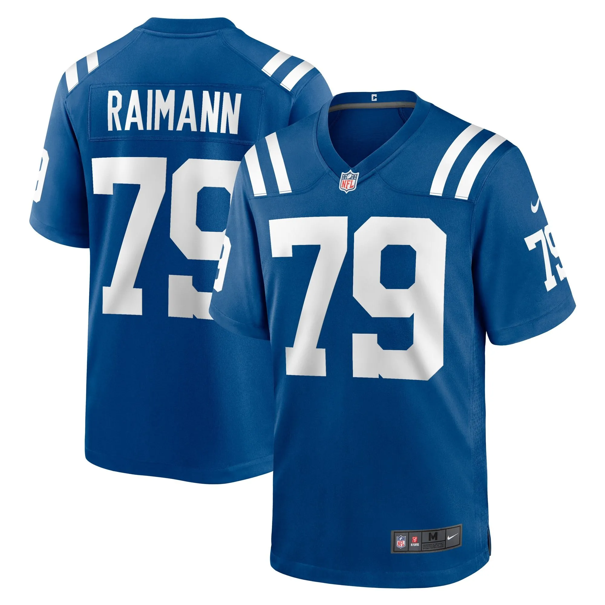 Bernhard Raimann Indianapolis Colts  Player Game Jersey - Royal