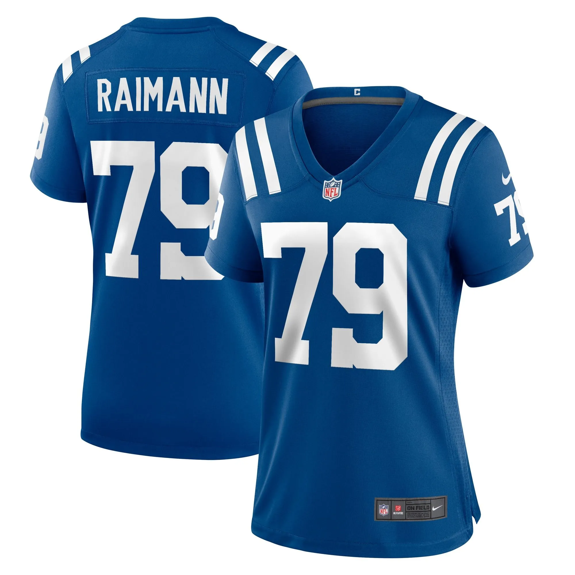 Bernhard Raimann Indianapolis Colts  Women's Player Game Jersey - Royal