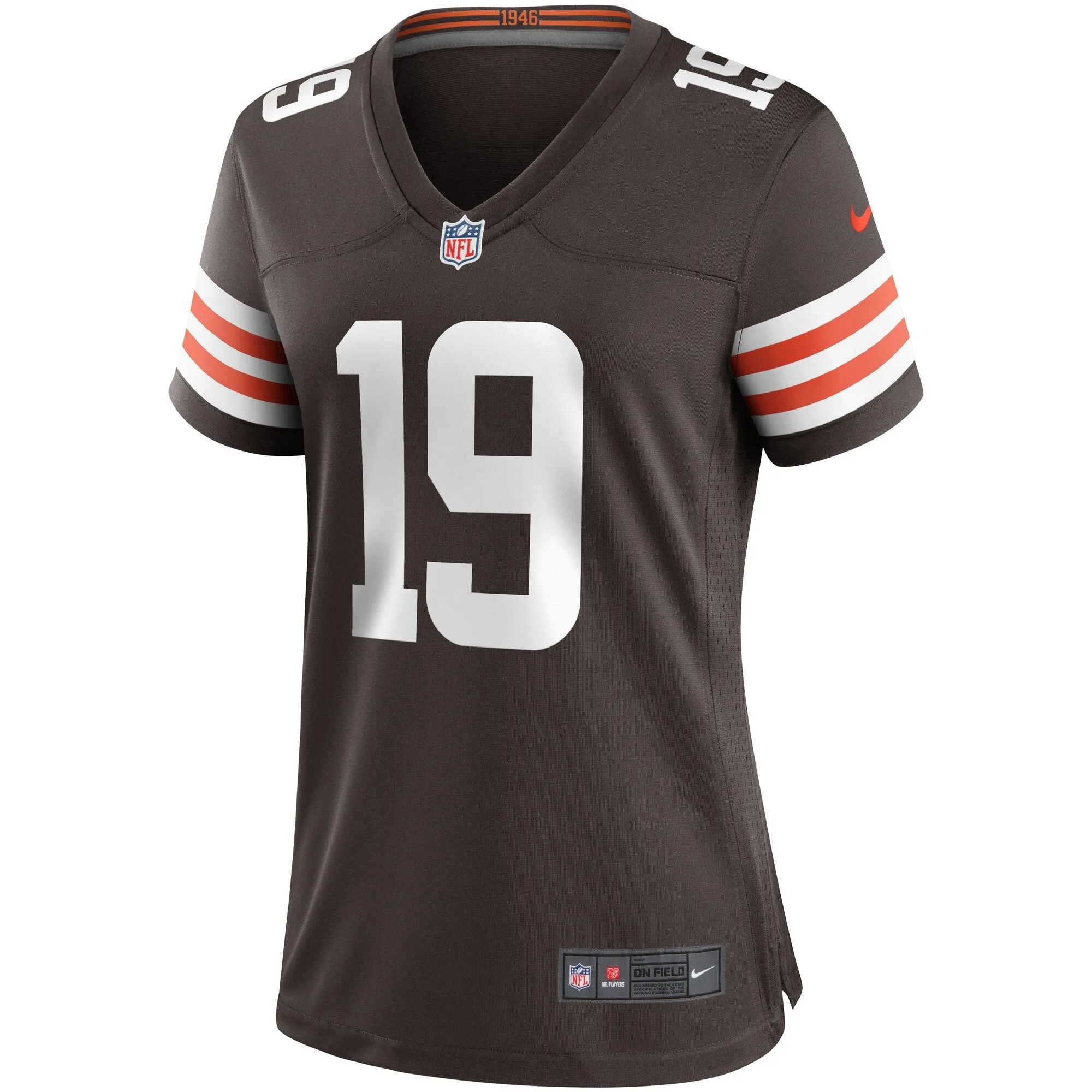 Bernie Kosar Cleveland Browns  Women's Game Retired Player Jersey - Brown