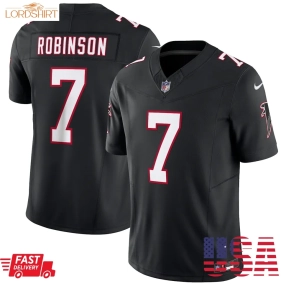 Bijan Robinson Atlanta Falcons  Alternate Vapor Fuse Limited Jersey   Black