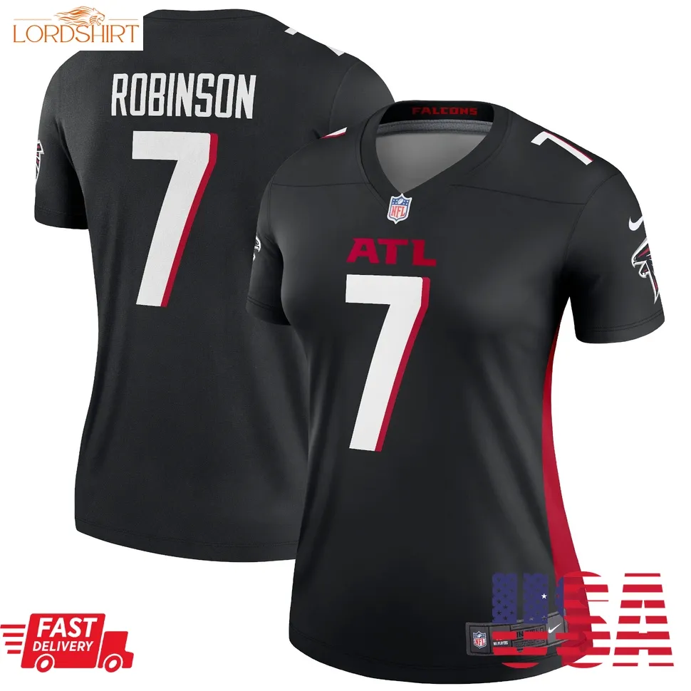 Bijan Robinson Atlanta Falcons  Women's  Legend Jersey   Black