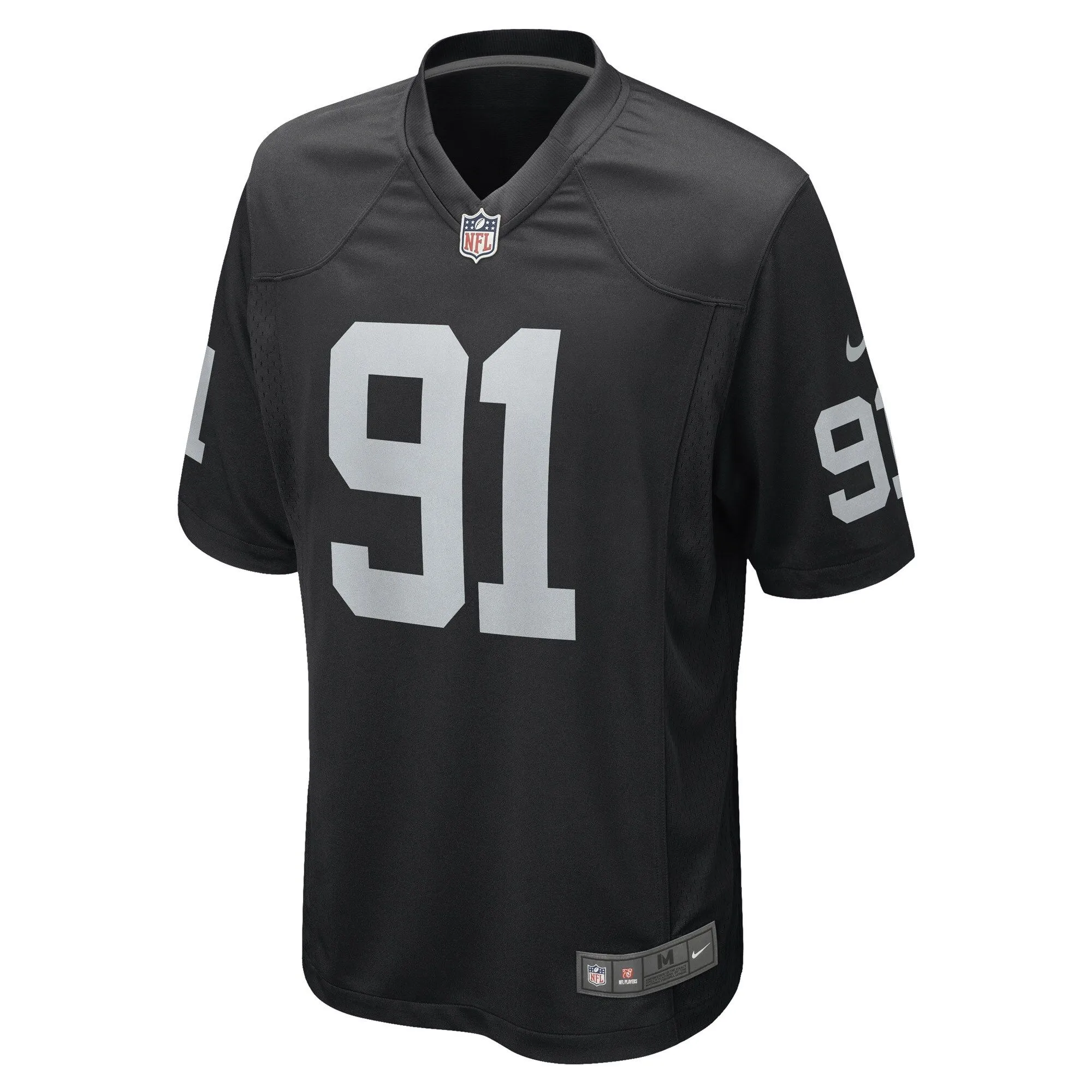 Bilal Nichols Las Vegas Raiders  Game Player Jersey - Black