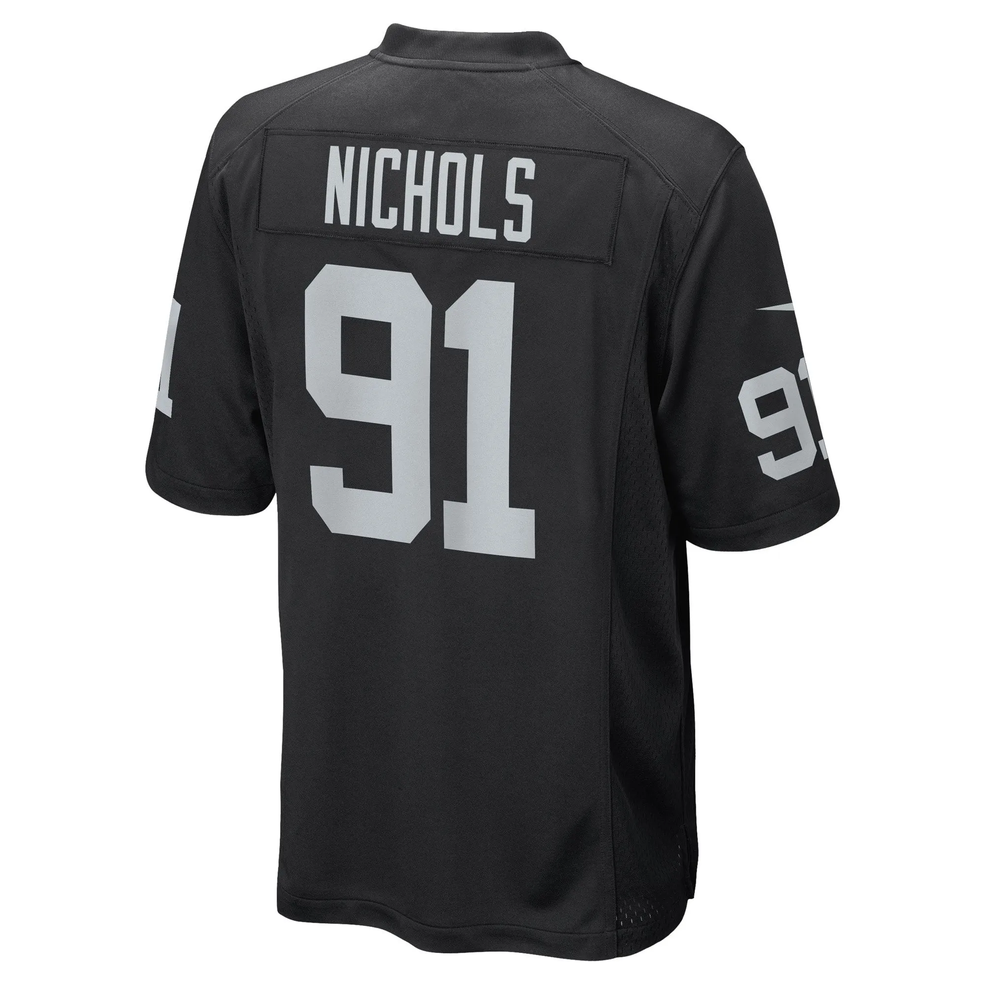 Bilal Nichols Las Vegas Raiders  Game Player Jersey - Black