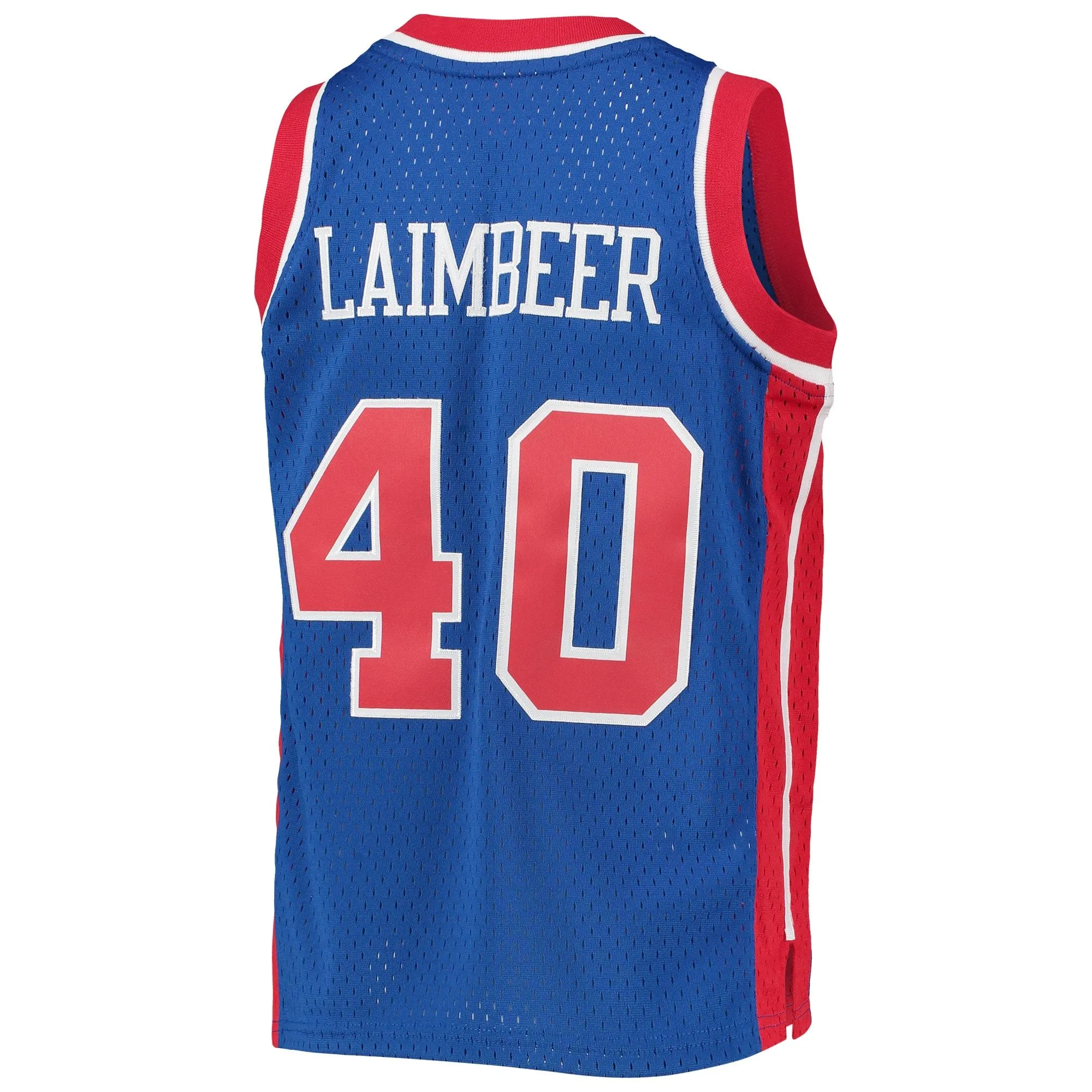 Bill Laimbeer Detroit Pistons Mitchell & Ness Youth 1988/89 Hardwood Classics Swingman Jersey - Blue