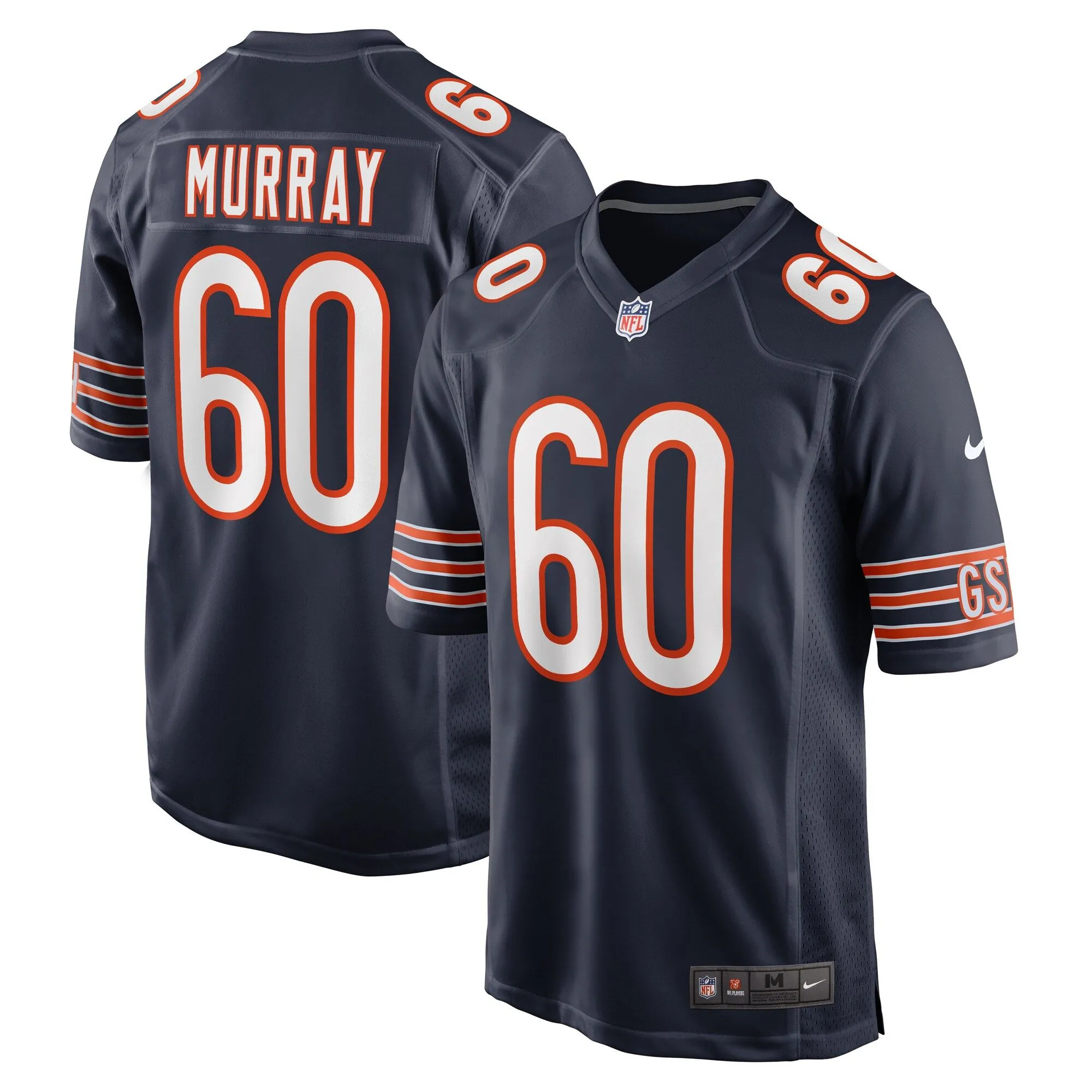 Bill Murray Chicago Bears  Team Game Jersey -  Navy