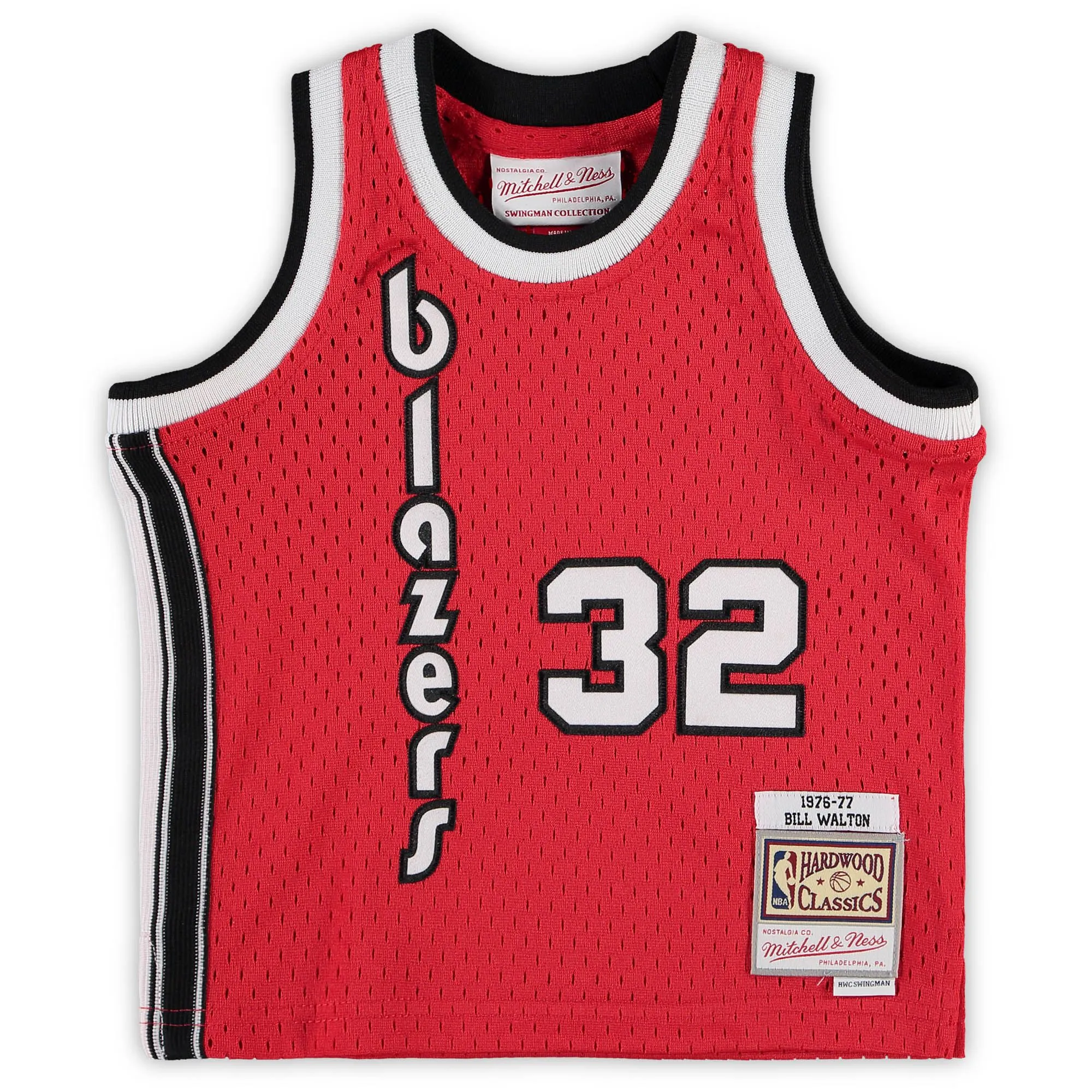 Bill Walton Portland Trail Blazers Mitchell & Ness Infant 1976/77 Hardwood Classics Retired Player Jersey - Red